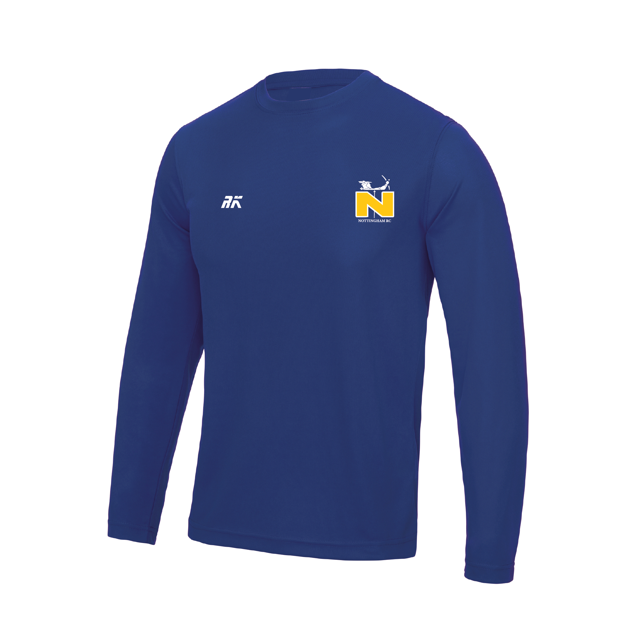 Nottingham Rowing Club Juniors Blue Long Sleeve Gym T-shirt