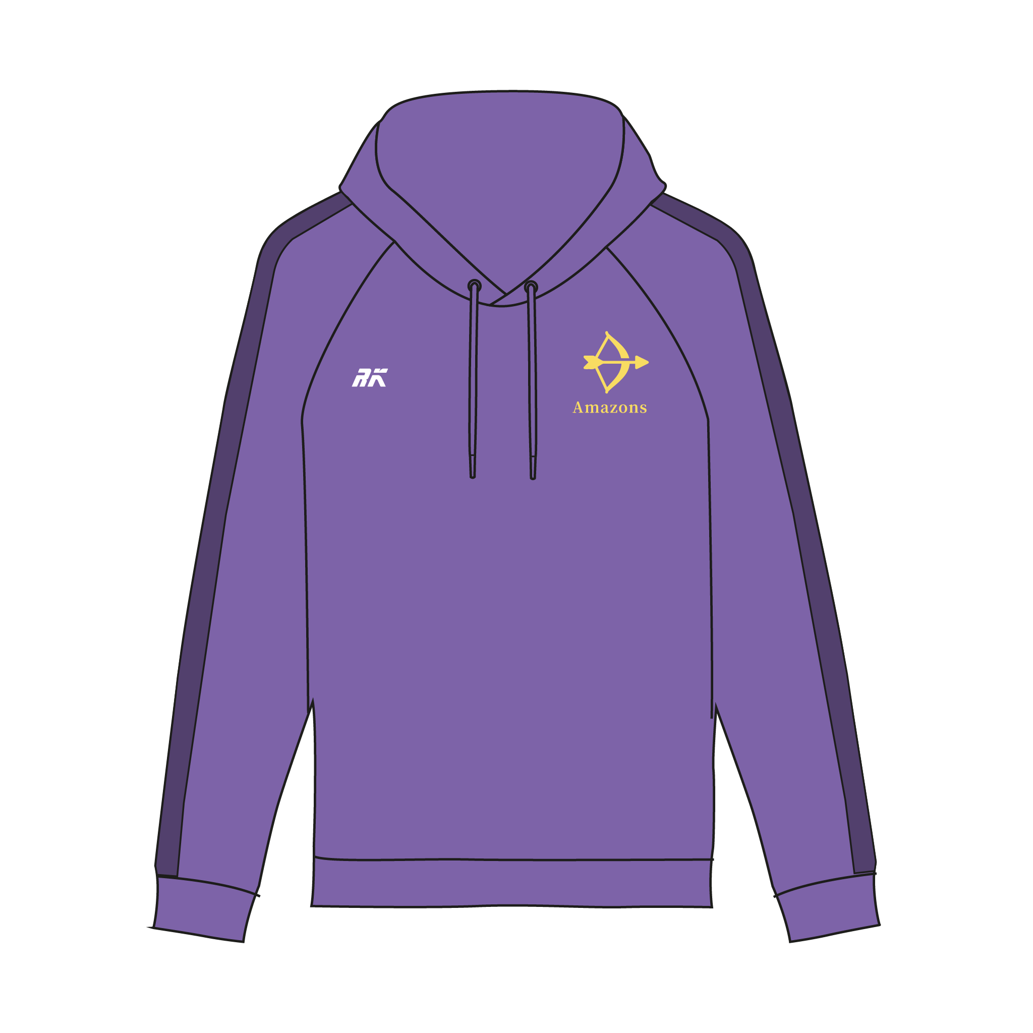 Jesus College Amazons Hoodie 3