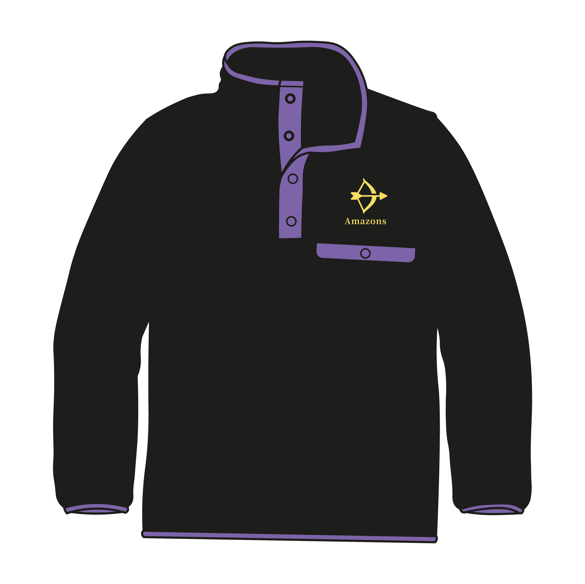 Jesus College Amazons Pocket Fleece