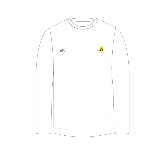 Deben Rowing Club White Long Sleeve Gym T-shirt