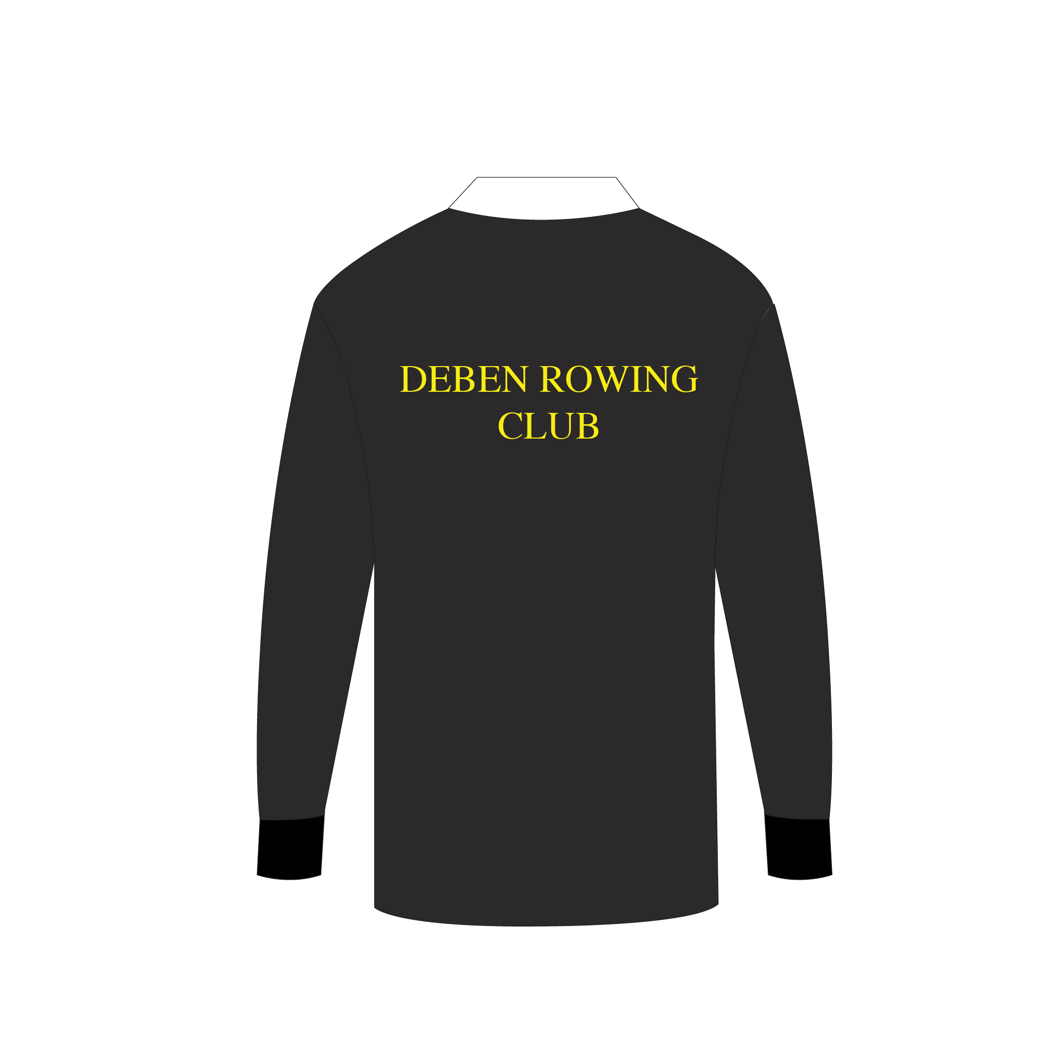 Deben Rowing Club Black Rugby Shirt