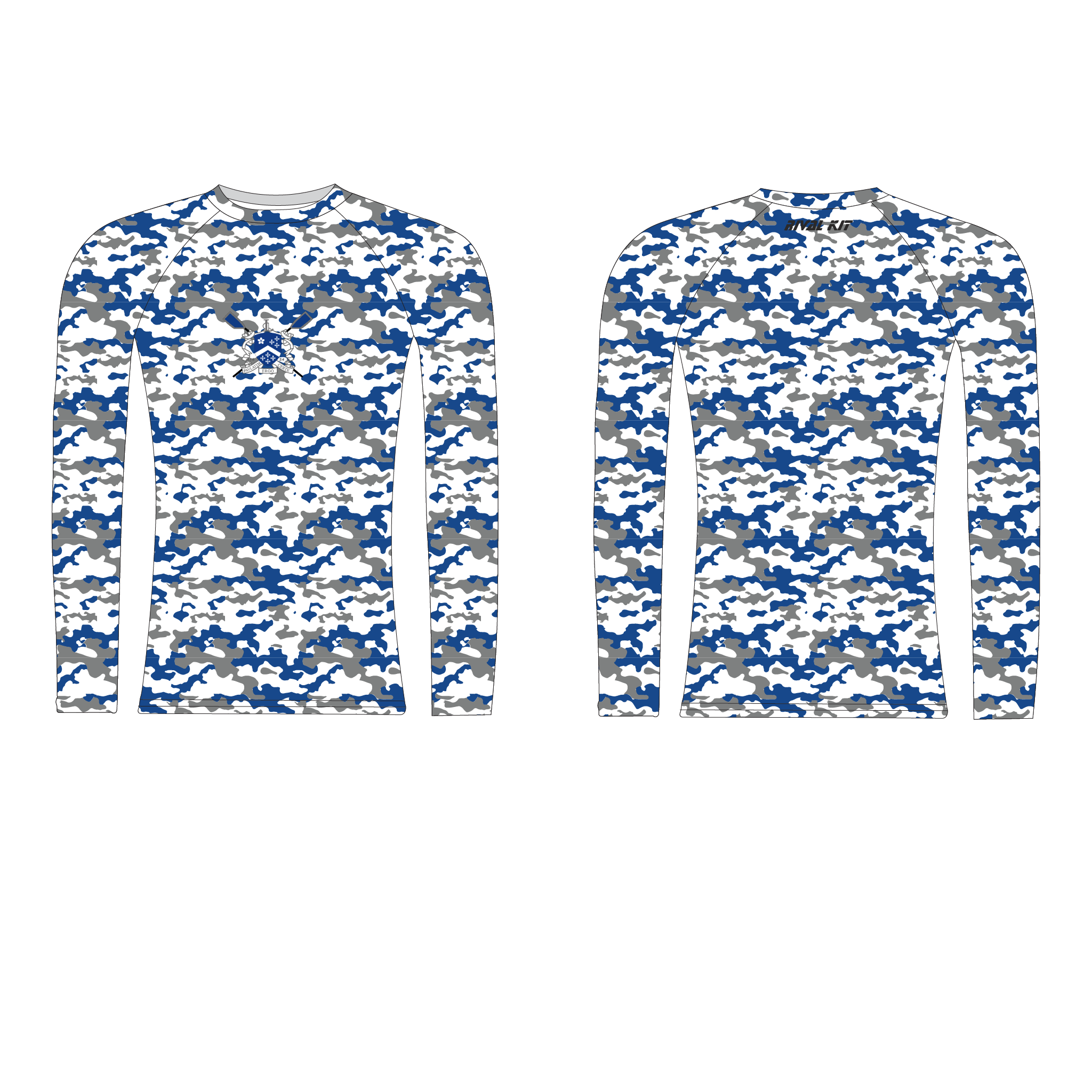 Latymer Upper School Boat Club Long Sleeve Camo Base Layer