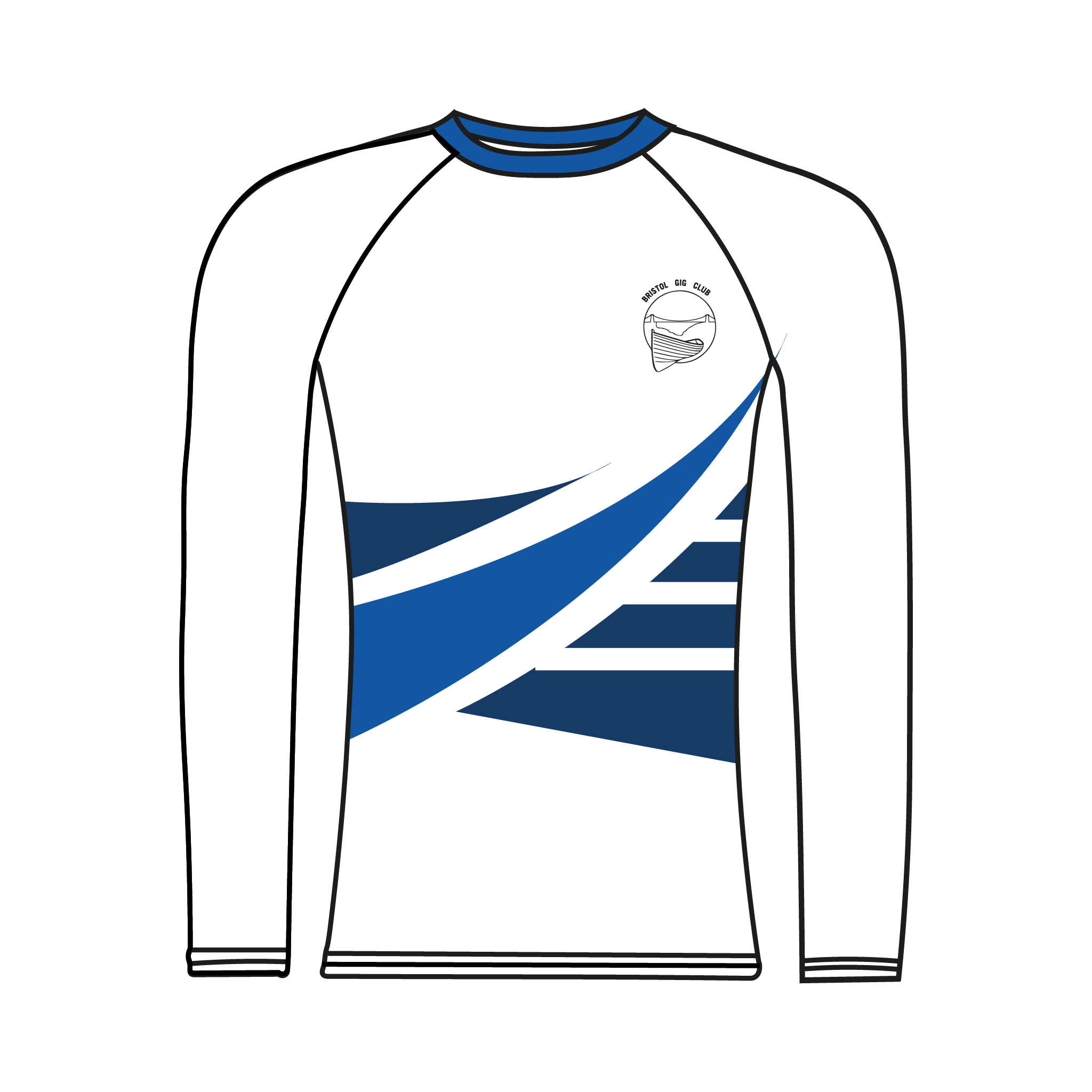 Bristol Gig Club Long Sleeve Base Layer In Stock Sale