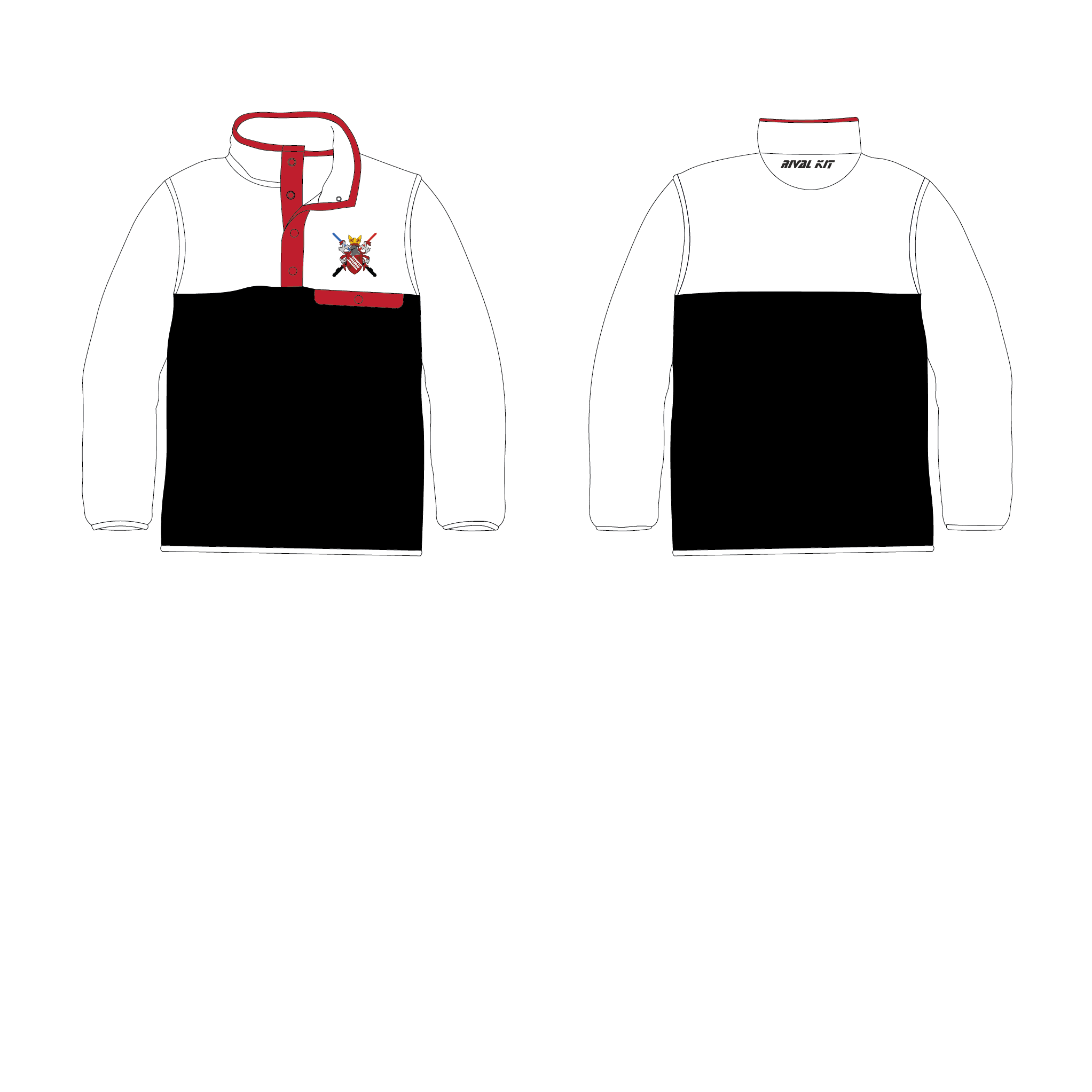 Grey College Star Wars Appreciation Society FLEECE RED