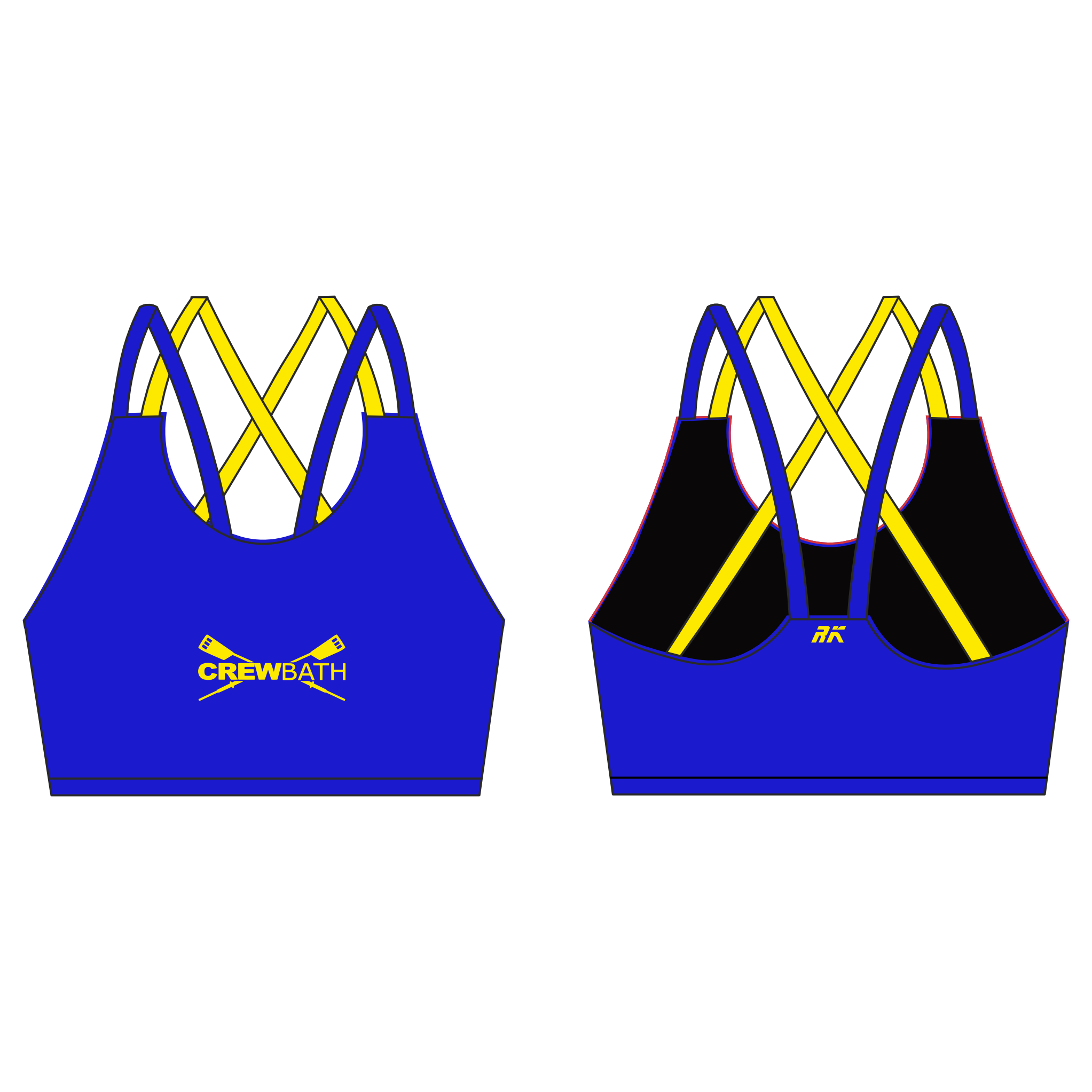 Bath University camp 2026  Strappy Sports Bra