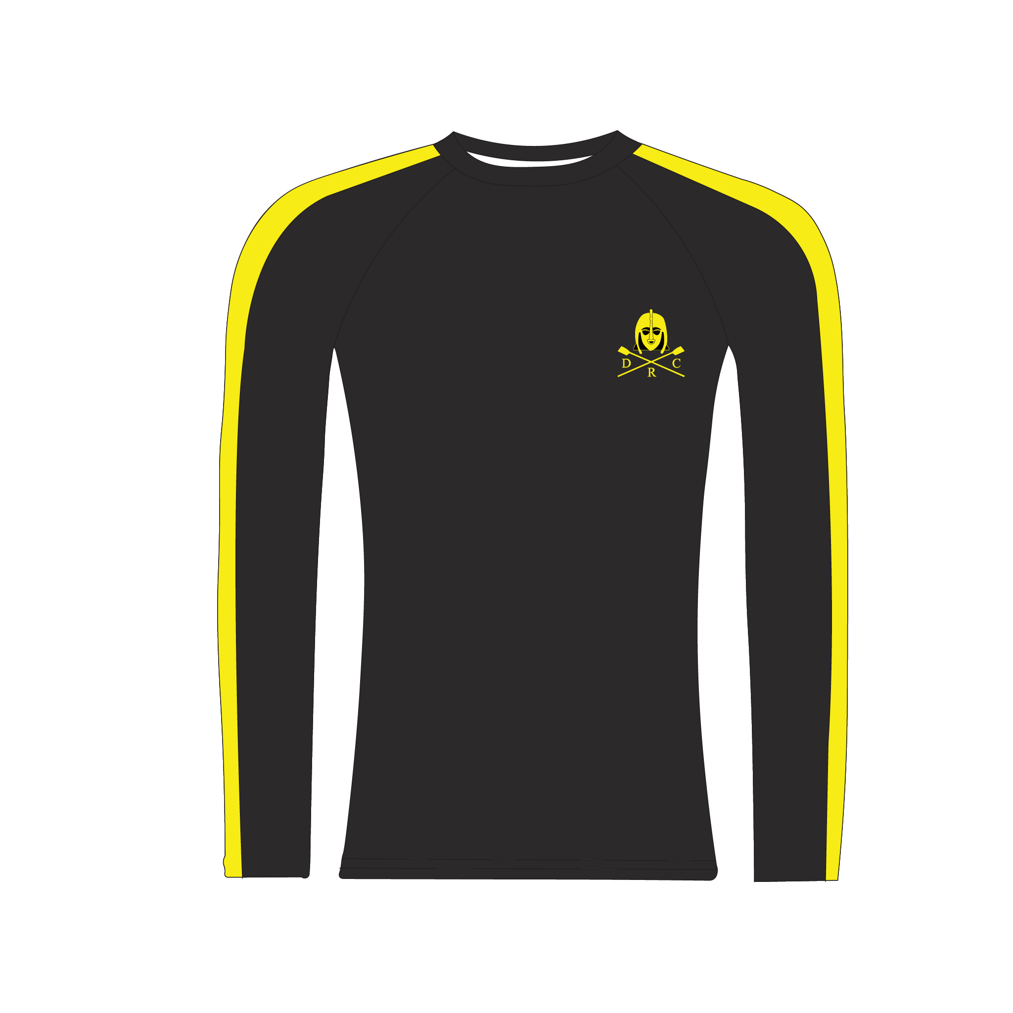 Deben Rowing Club Long Sleeve Black Baselayer