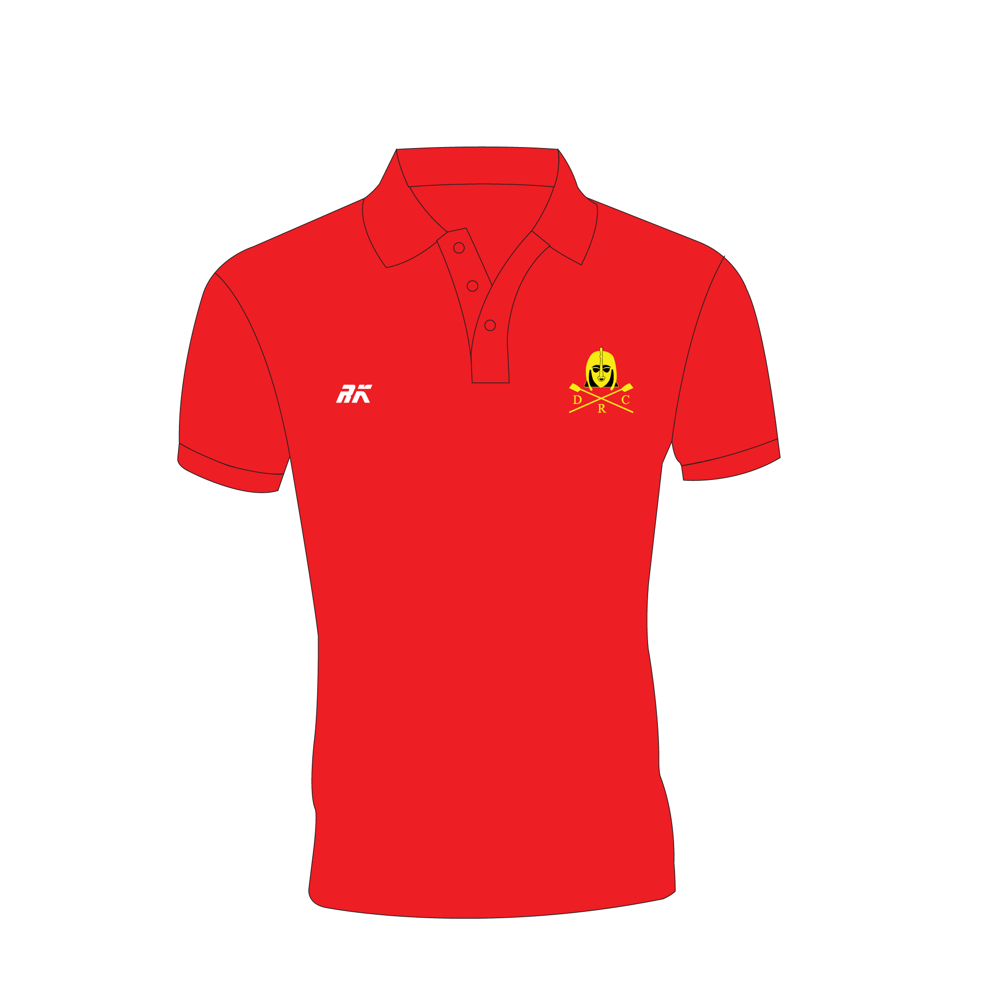Deben Rowing Club Red Polo Shirt