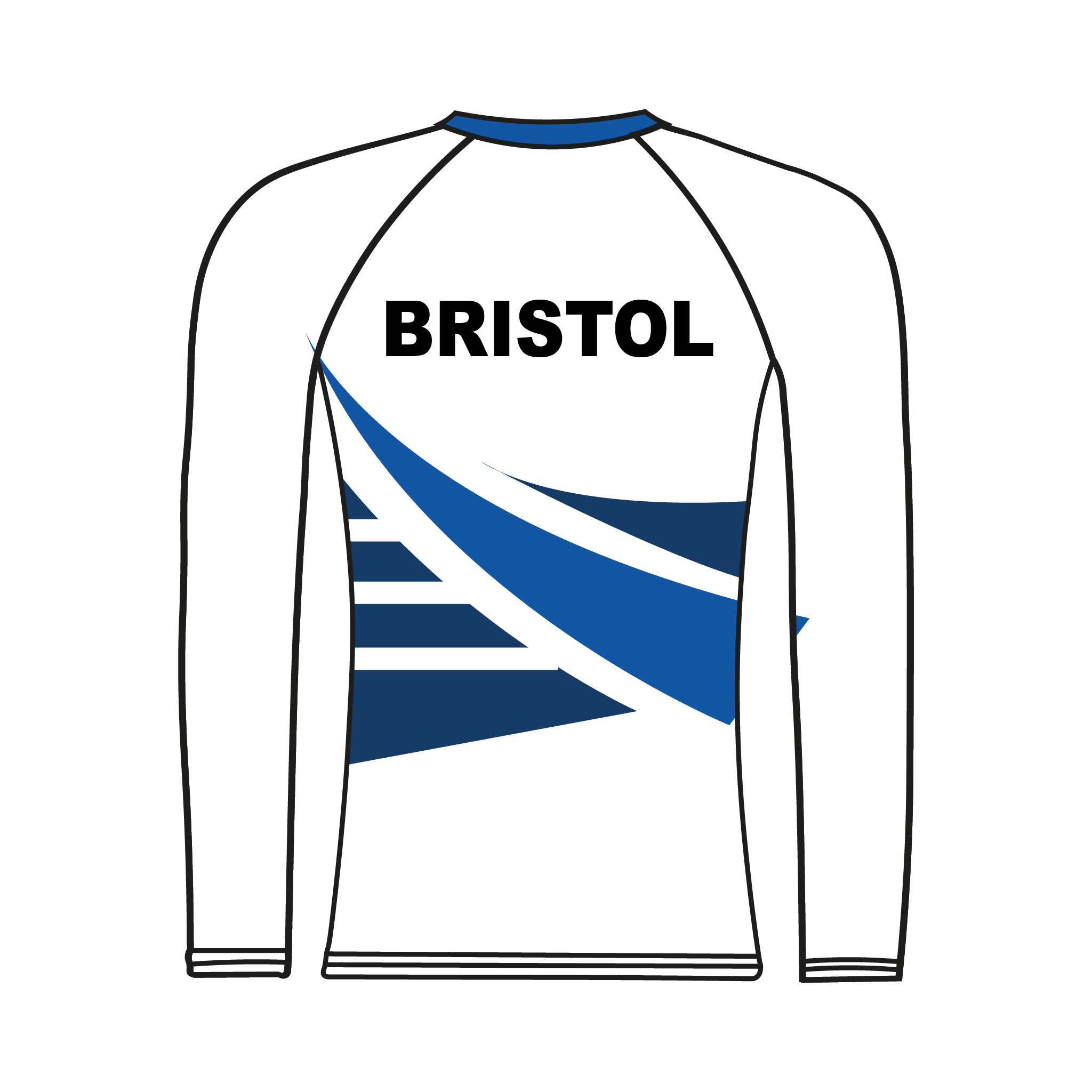 Bristol Gig Club Long Sleeve Base Layer In Stock Sale