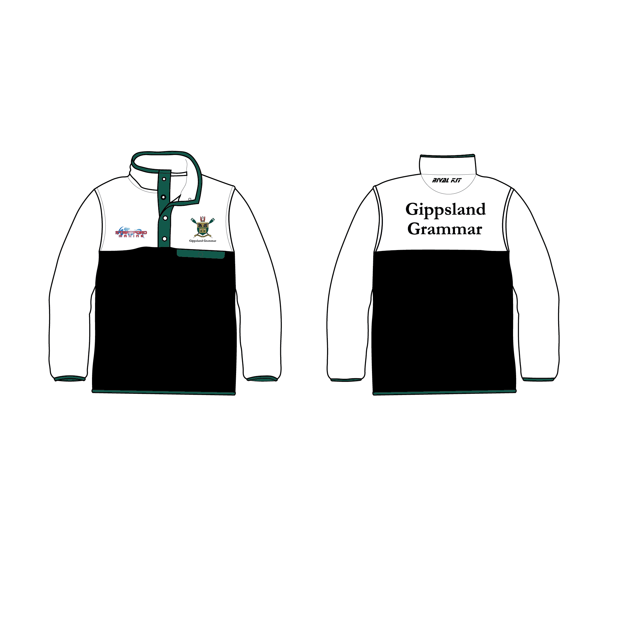 Gippsland Grammar Rowing Pocket Fleece