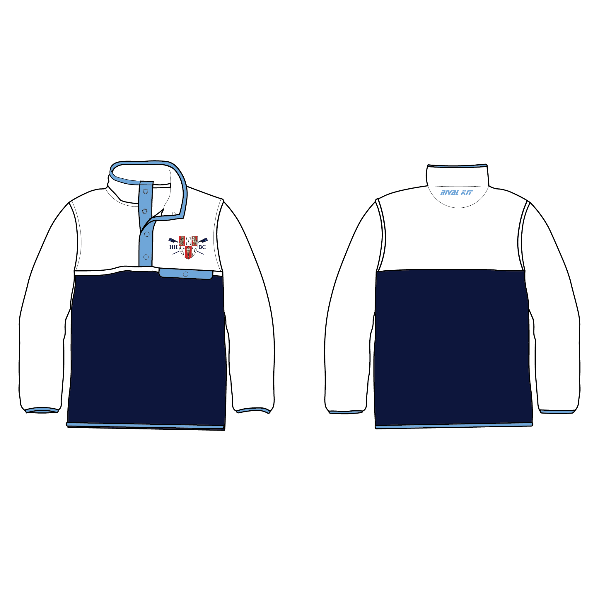 Hughes Hall BC Pocket Fleece