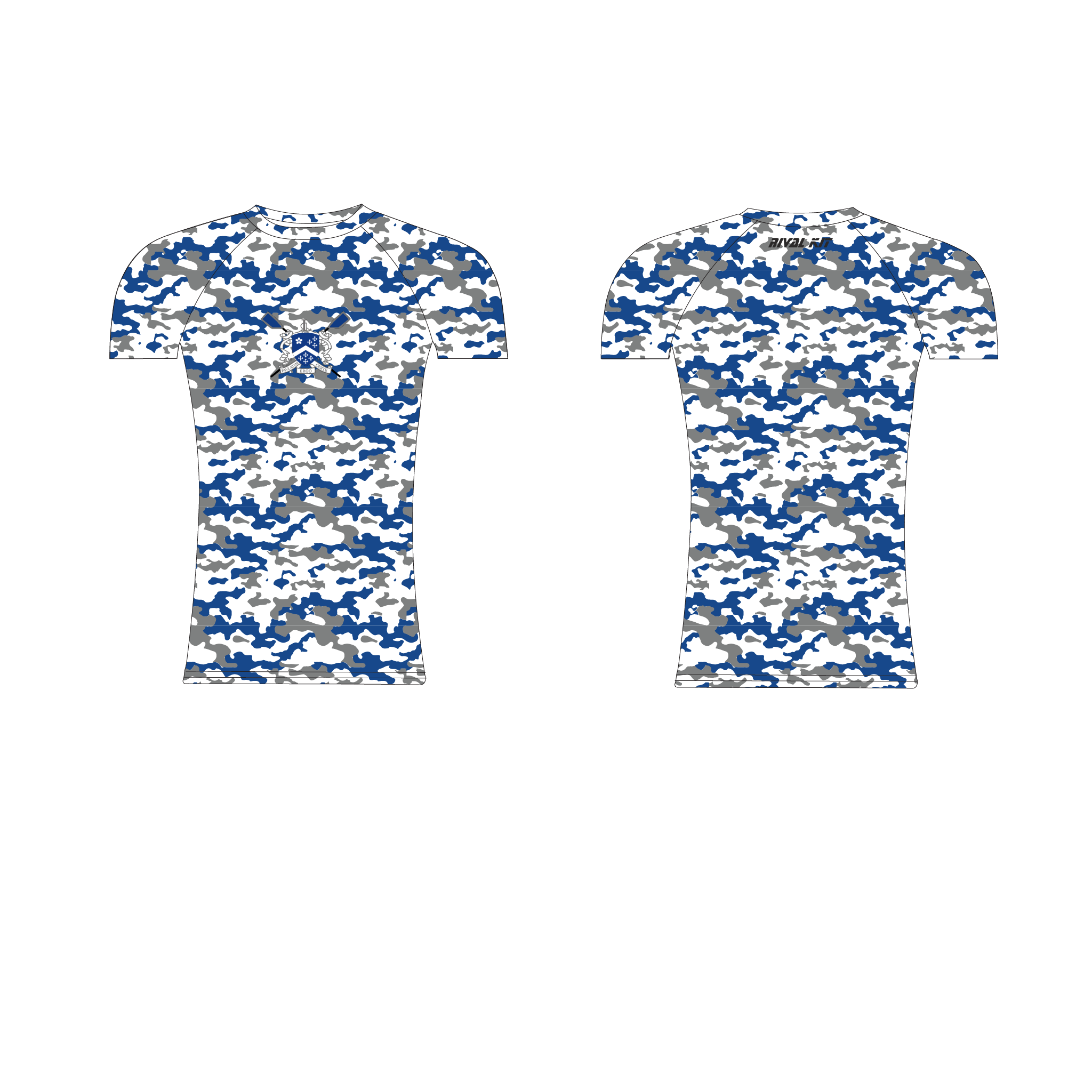 Latymer Upper School Boat Club Short Sleeve Camo Base Layer