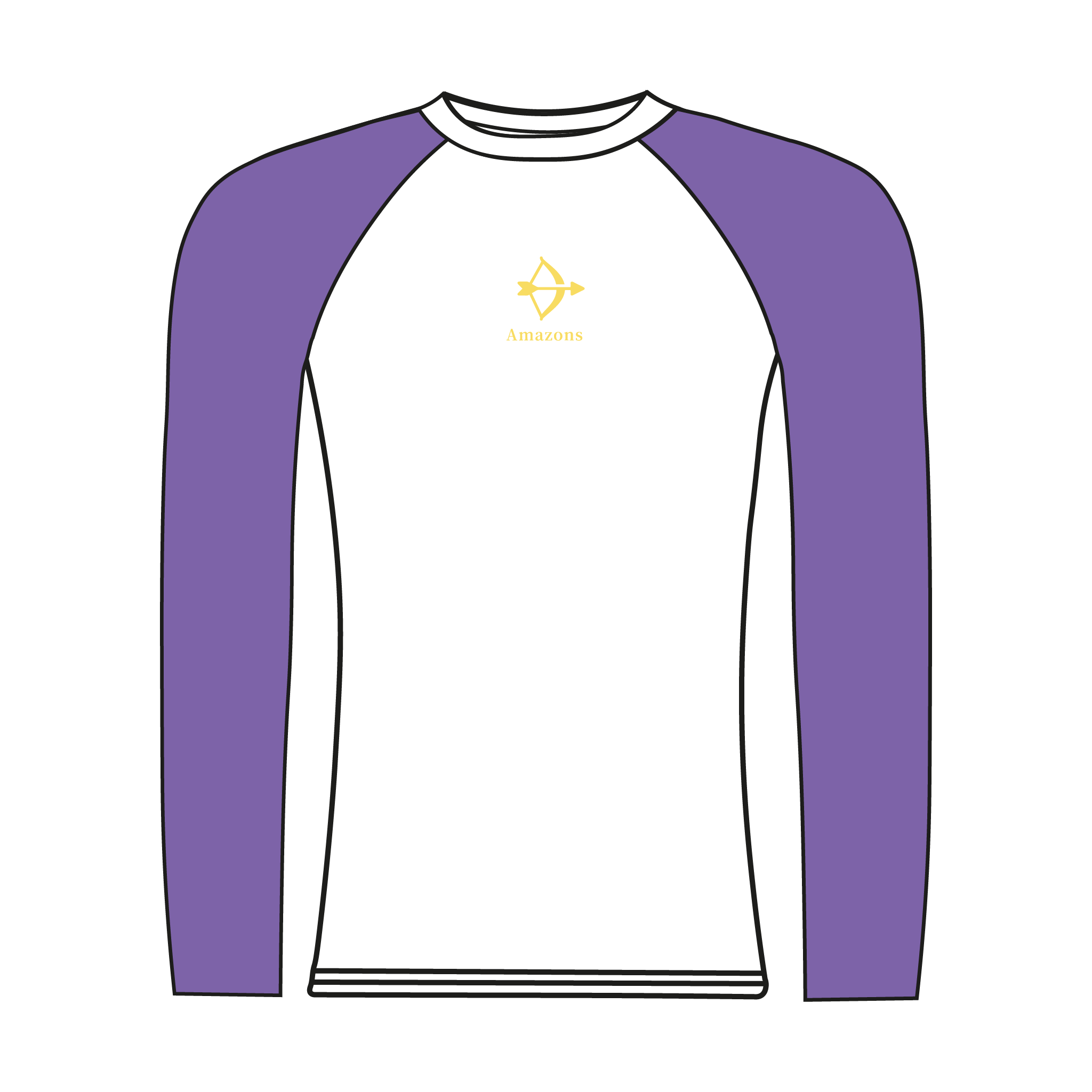 Jesus College Amazons Long Sleeve Base Layer 2
