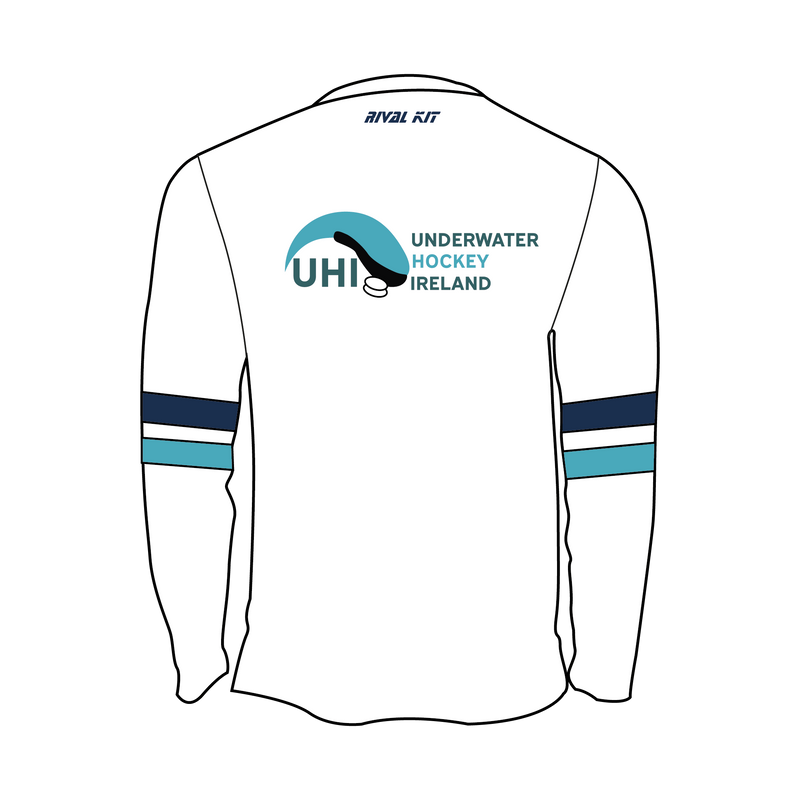 Underwater Hockey Ireland Bespoke Long Sleeve Gym T-Shirt 2