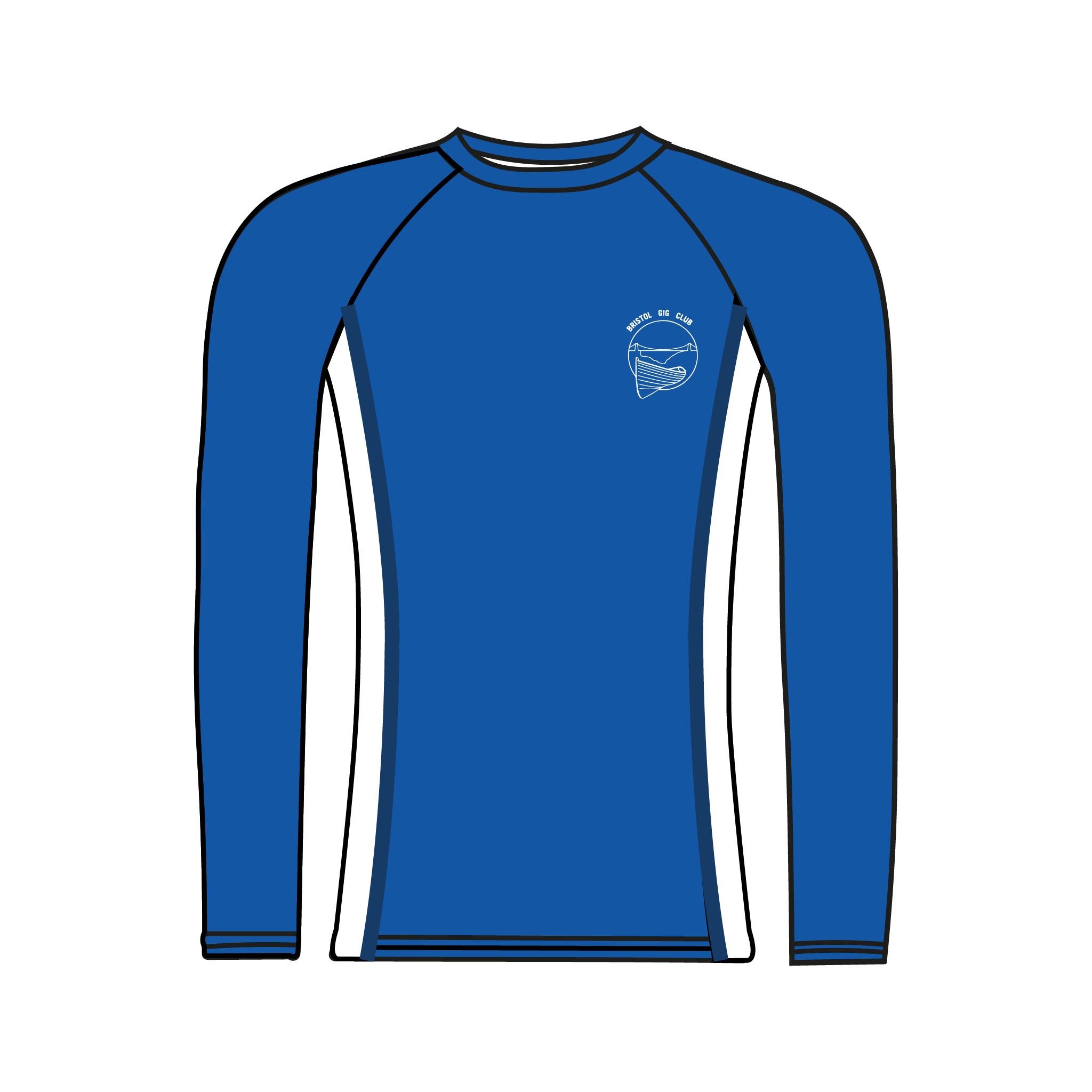 Bristol Gig Club Long Sleeve Base Layer 2 In Stock Sale