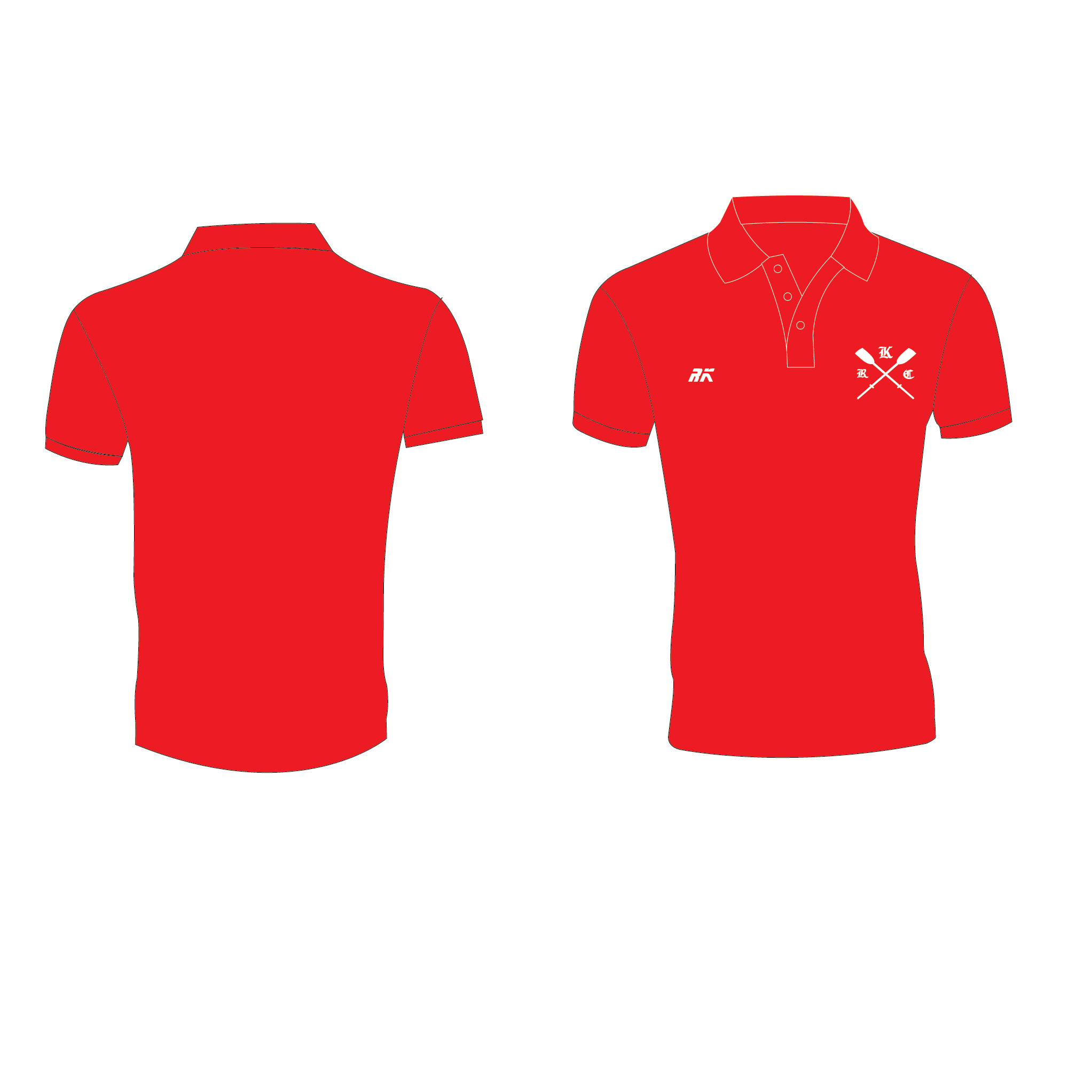 Kingston Rowing Club Red Polo