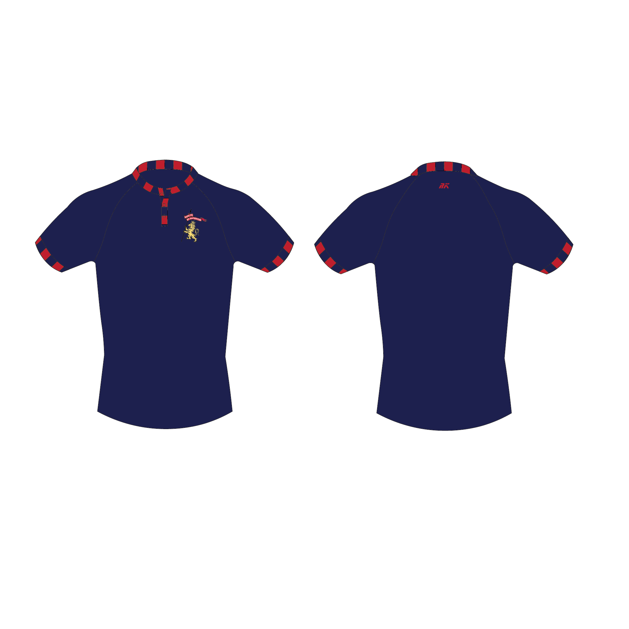 KSC 2024 HENLEY SHIRT navy