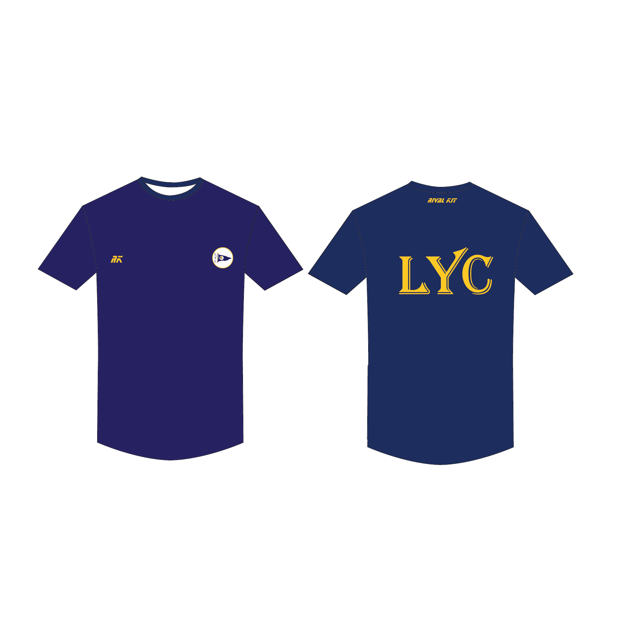 Liverpool Yacht Club Navy Gym T-shirt