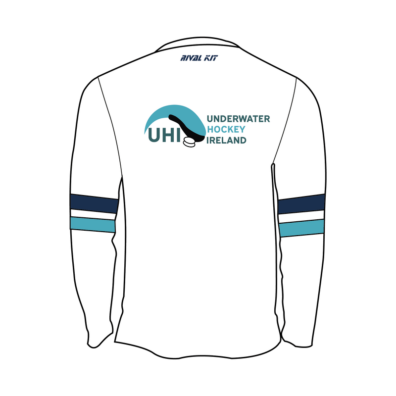 Underwater Hockey Ireland Bespoke Long Sleeve Gym T-Shirt 2