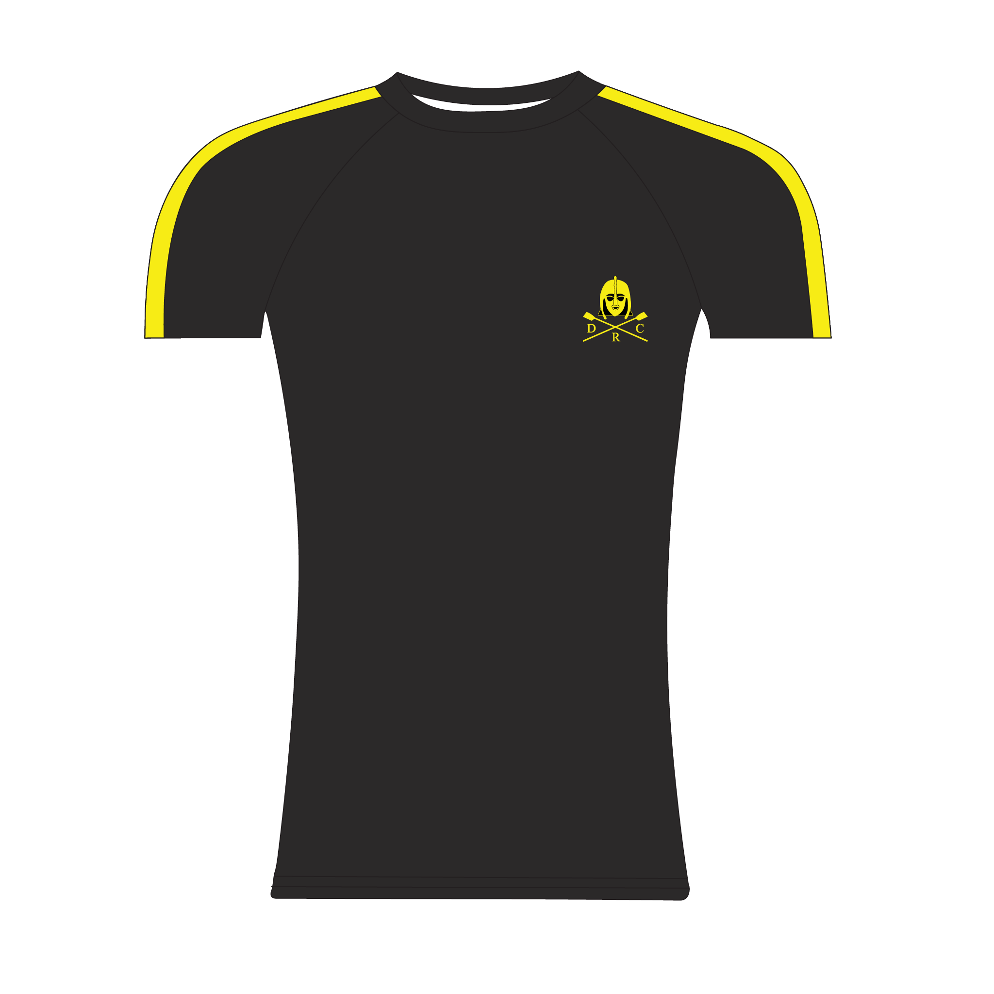 Deben Rowing Club Short Sleeve Black Baselayer