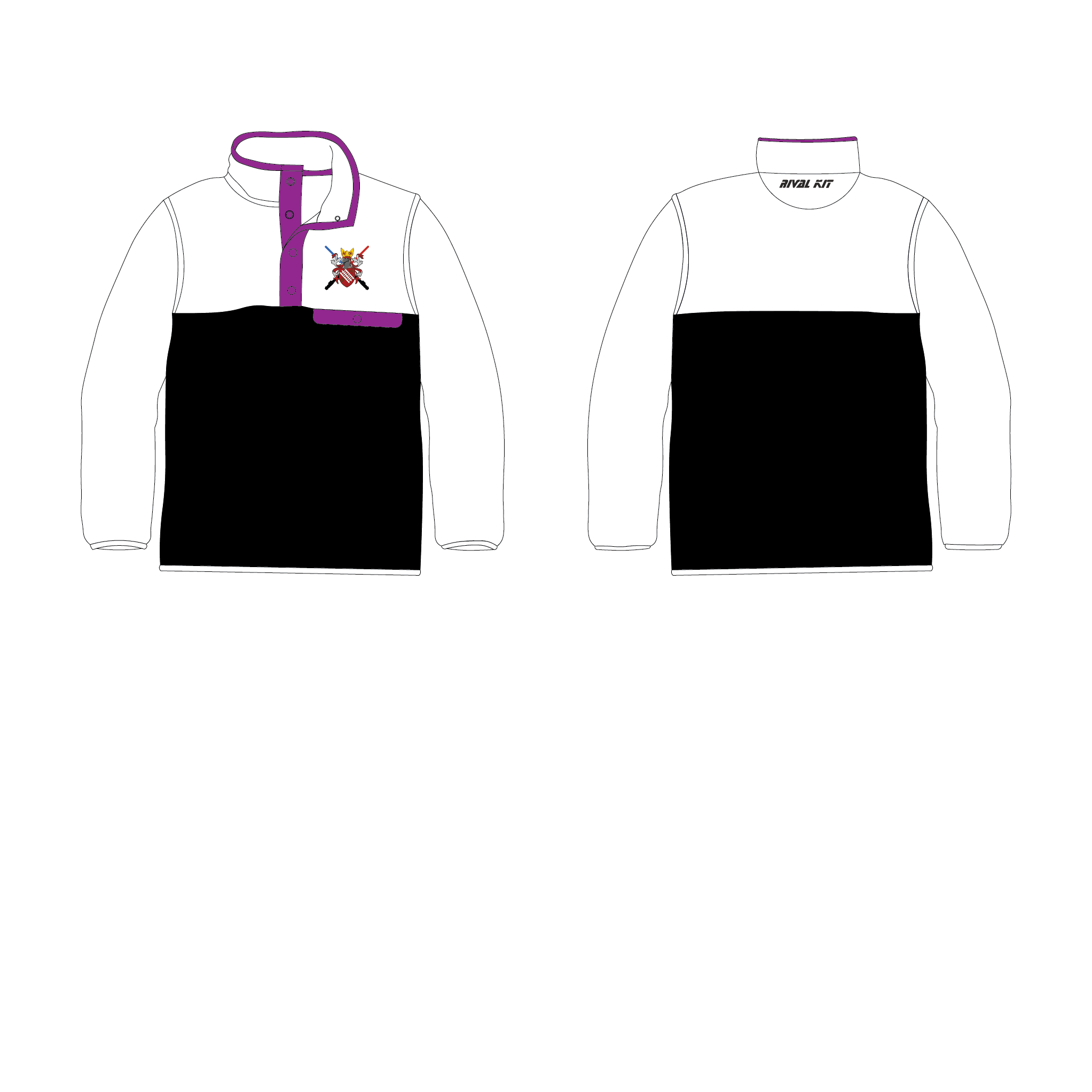 Grey College Star Wars Appreciation Society FLEECE PURPLE