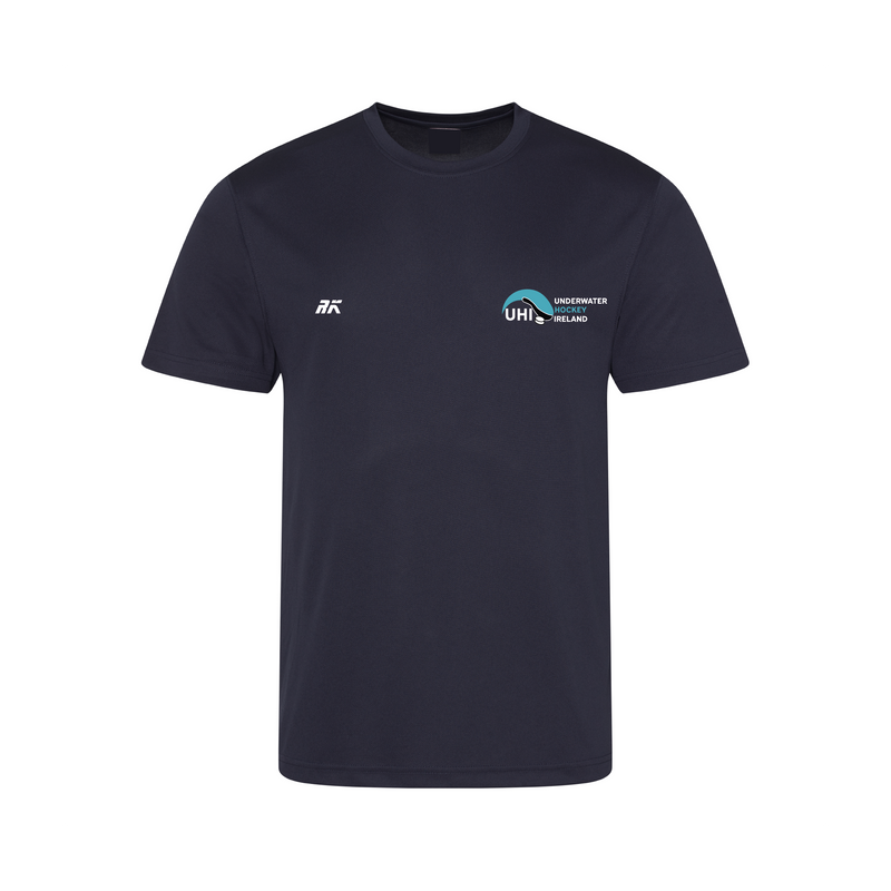 Underwater Hockey Ireland Navy Gym T-shirt