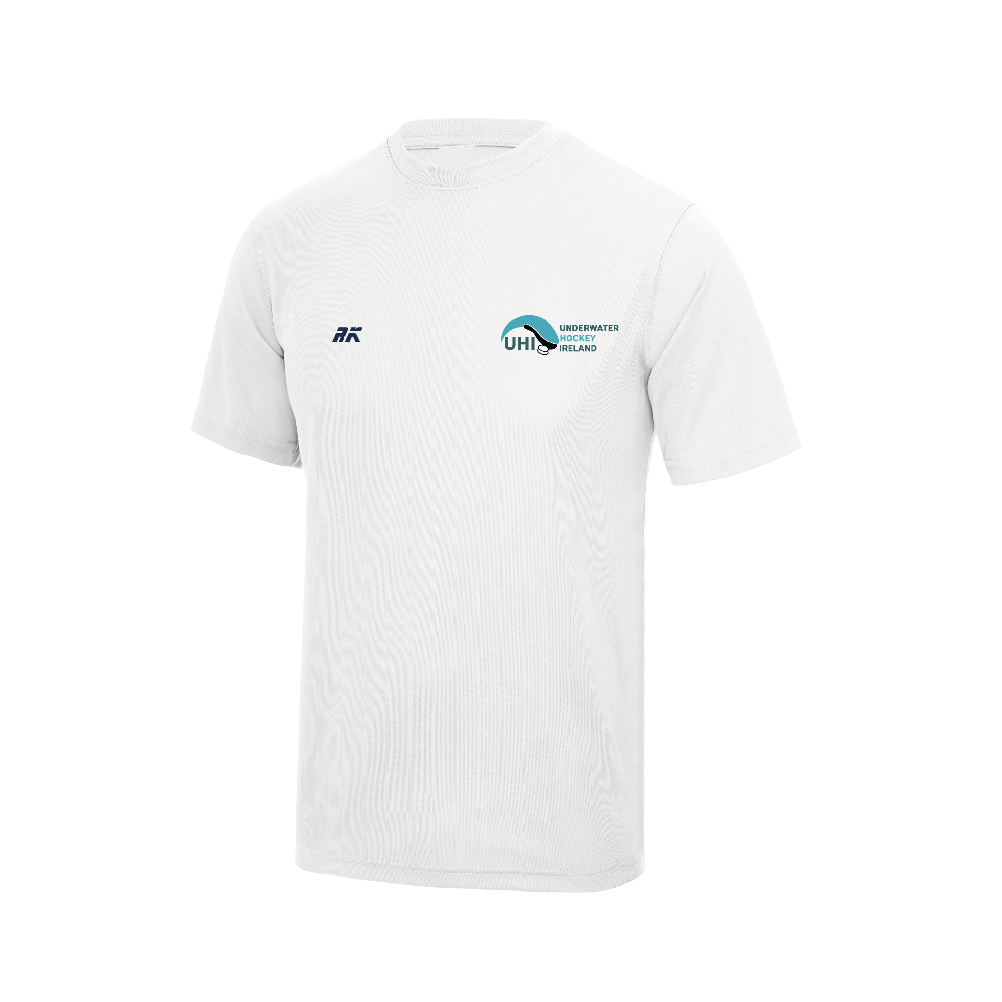 Underwater Hockey Ireland White Gym T-shirt