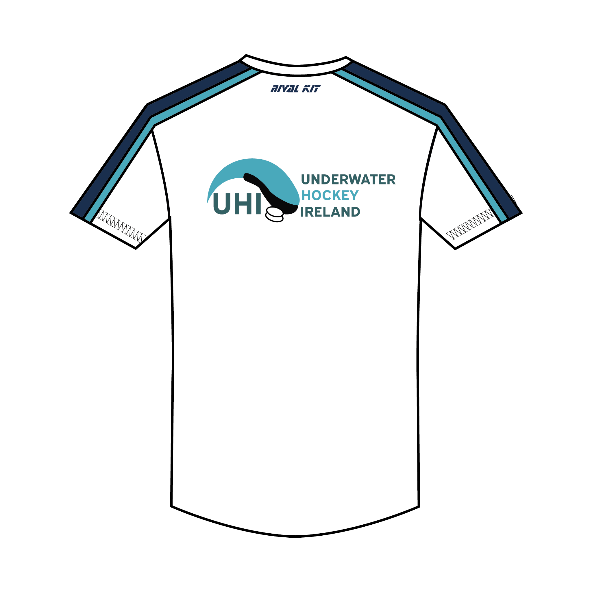 Underwater Hockey Ireland Bespoke Gym T-Shirt
