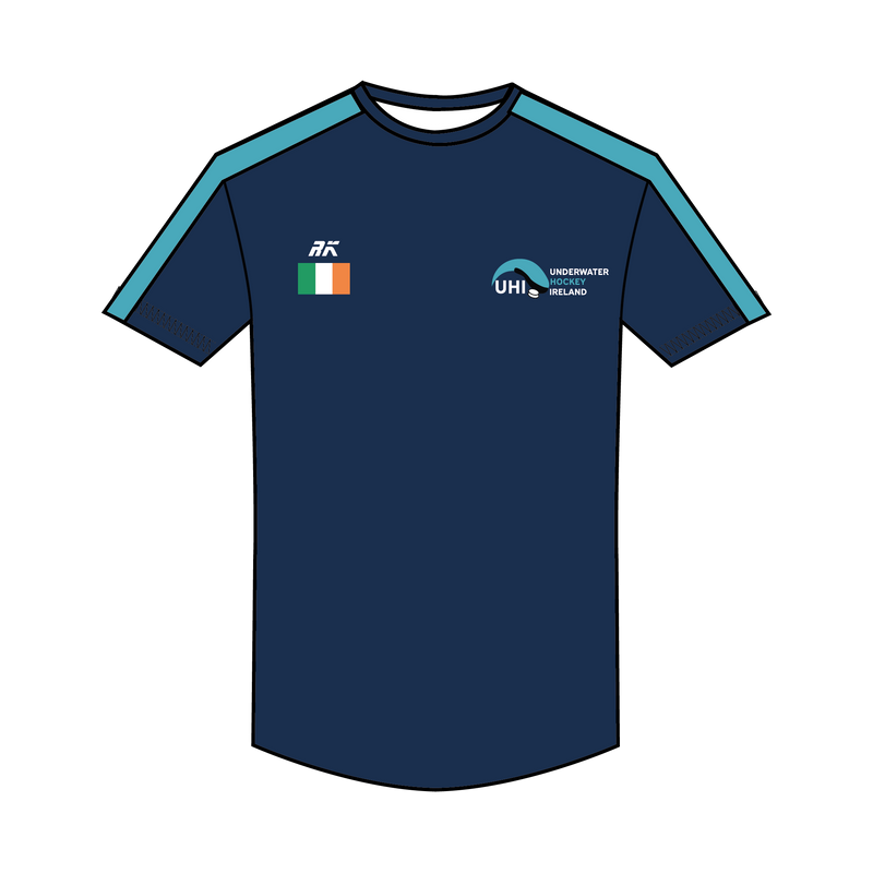 Underwater Hockey Ireland Bespoke Gym T-Shirt 3