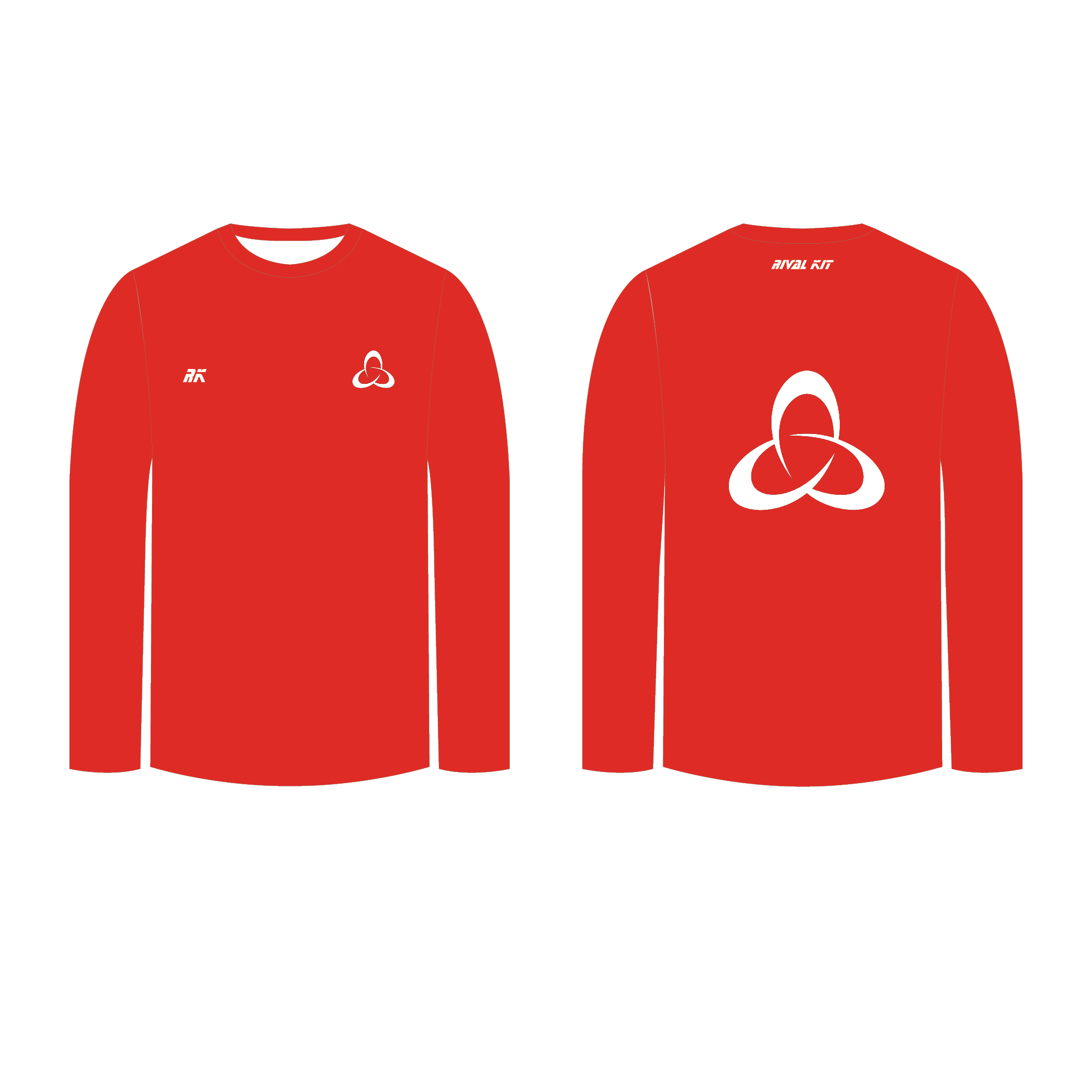 Canterbury Christ Church University Red Long Sleeve Gym T-Shirt