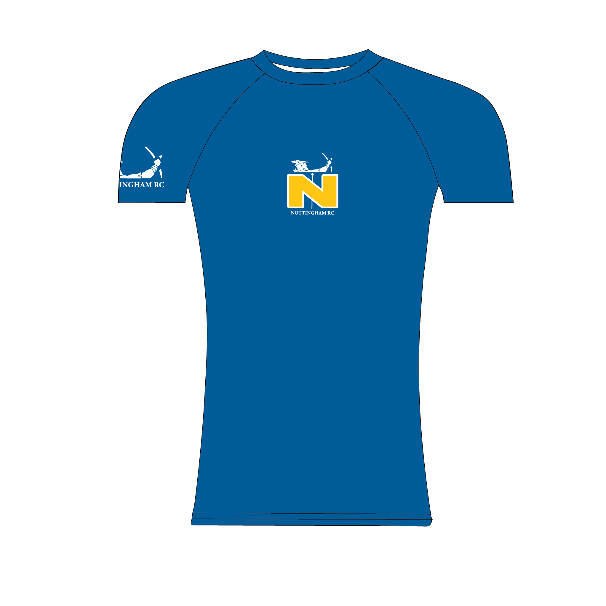 Nottingham Rowing Club Juniors Blue Short Sleeve Base Layer