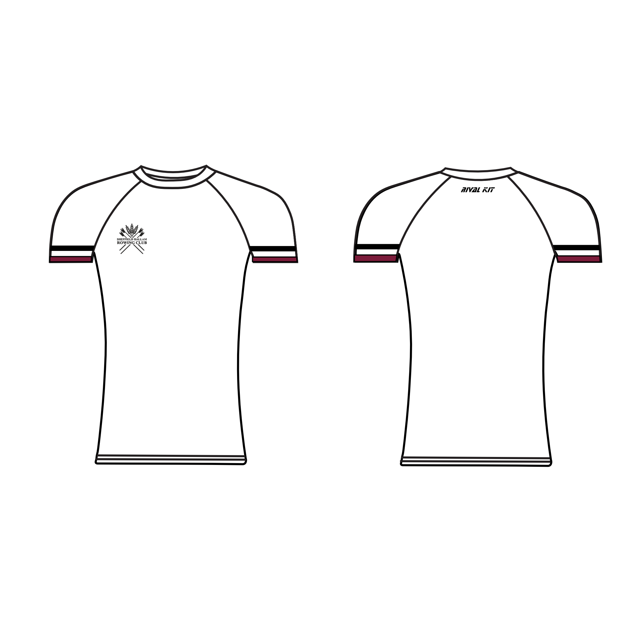 Sheffield Hallam BOAT CLUB Short Sleeve Base Layer