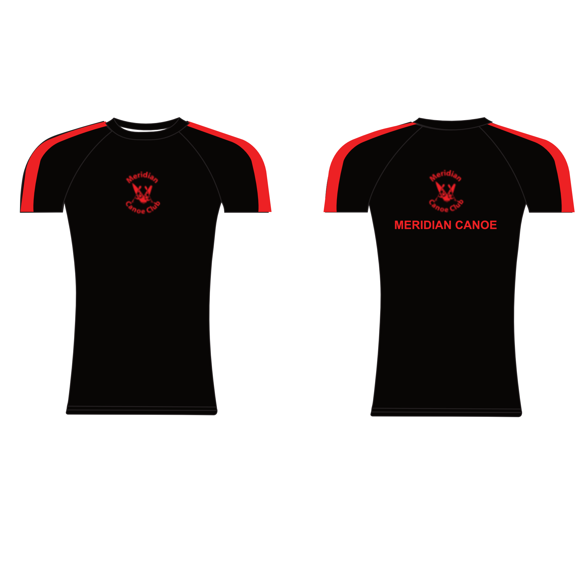 Meridian Canoe Club Short Sleeve Base-Layer black