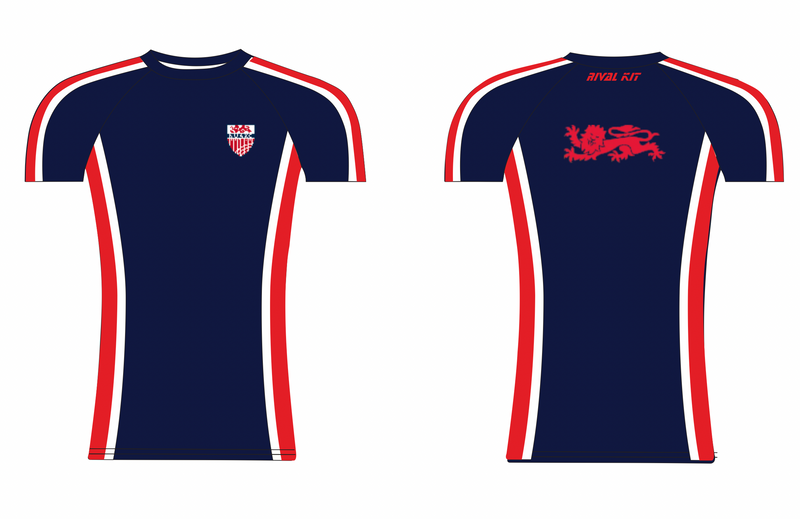 Newcastle University Athletics and Cross Country Club Short Sleeve Navy Baselayer