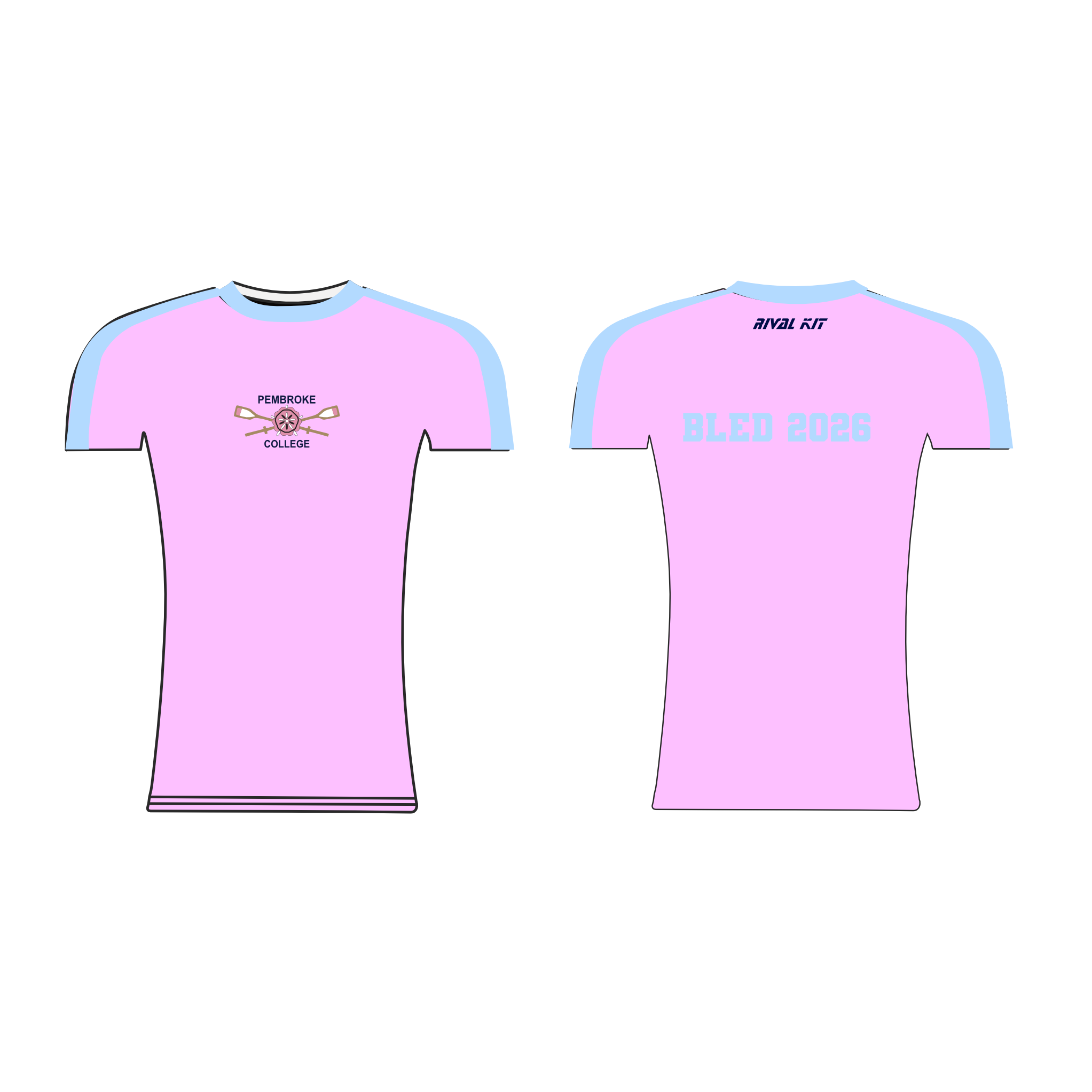 Pembroke College, Oxford CAMP Short Sleeve Base-Layer 2