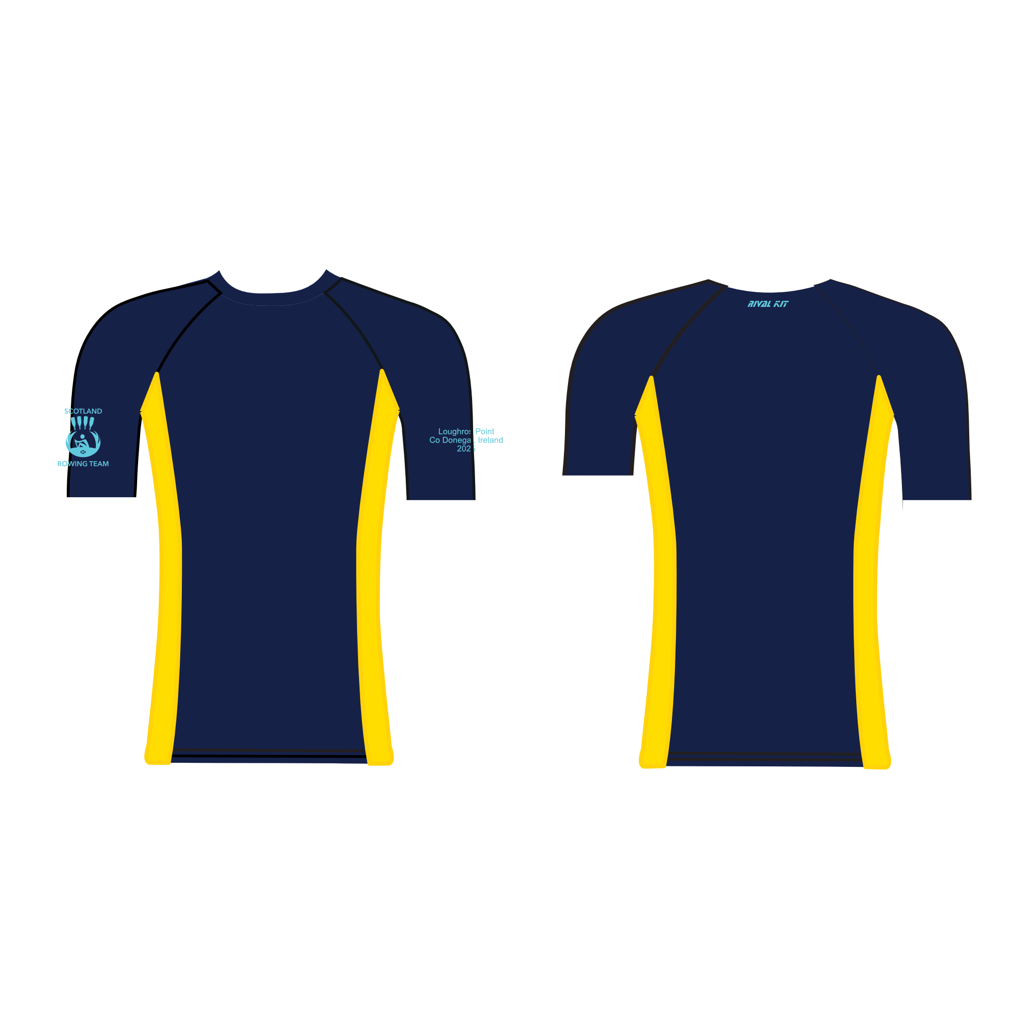 Scotland Team HIR COSTAL 2025 Short Sleeve Base-Layer