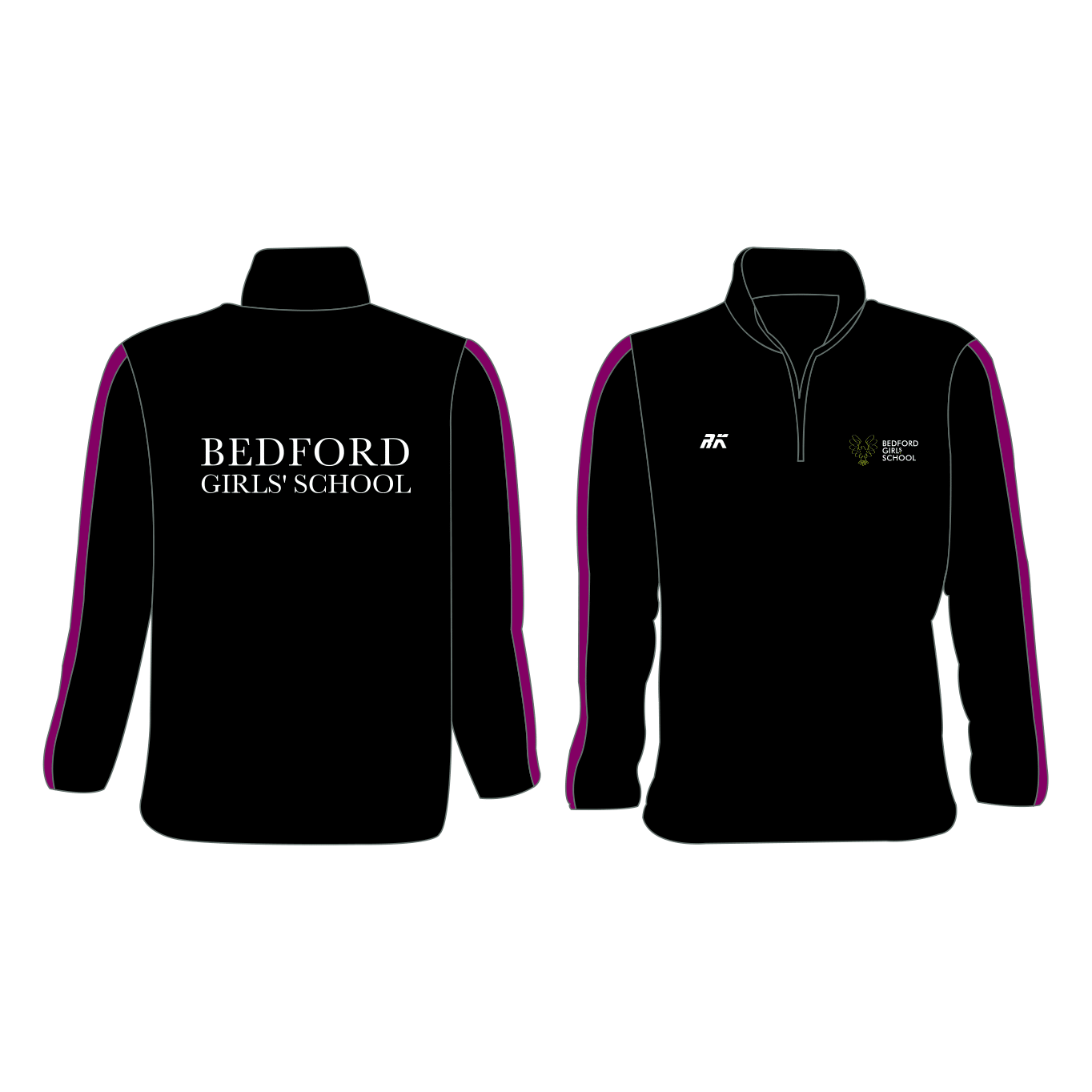 Bedford Girls' School Boat Club Q-Zip Fleece