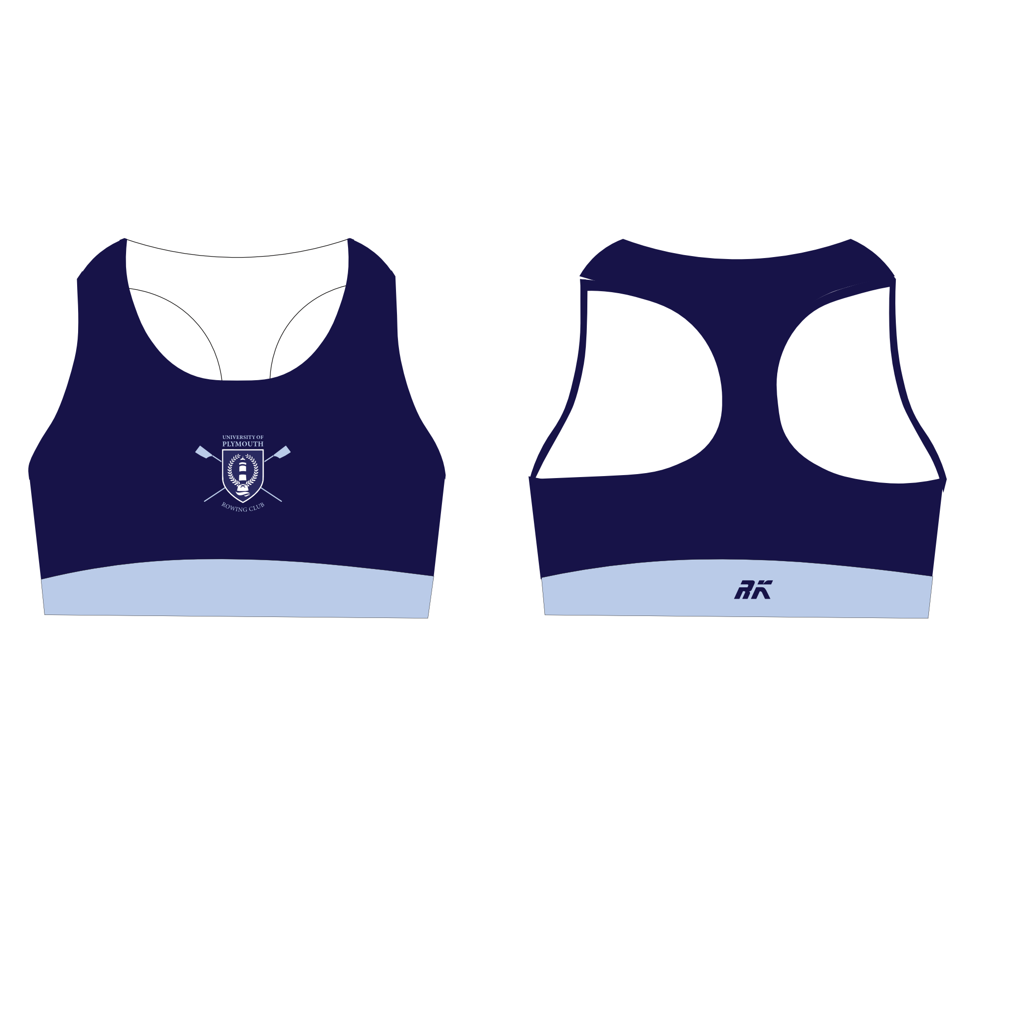 Plymouth University Boat Club Sports Bra