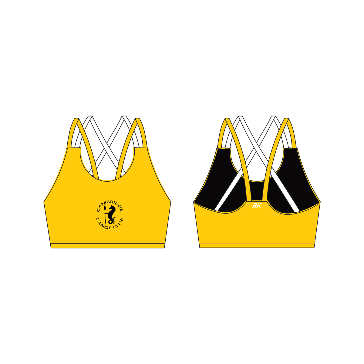 Cambridge Canoe Club Strappy Sports Bra