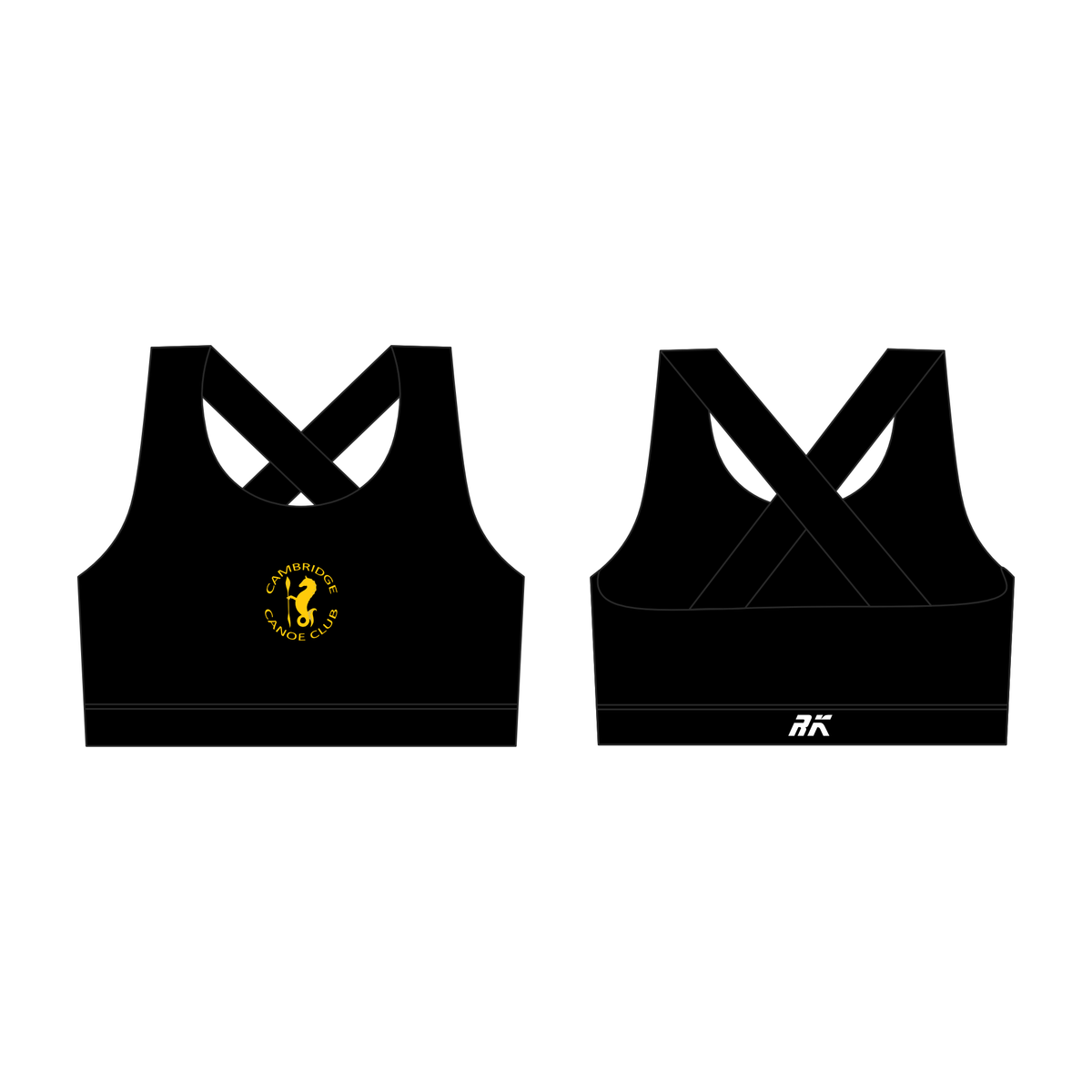 Cambridge Canoe Club Cross Strap Sports Bra