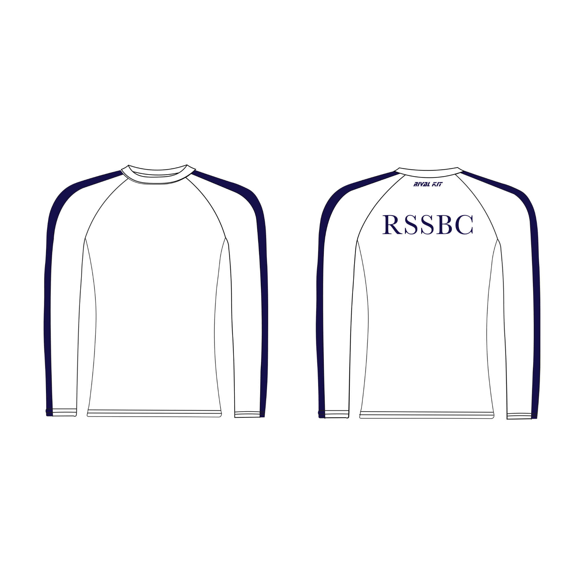The Royal Shrewsbury School Boat Club Long Sleeve Base Layer