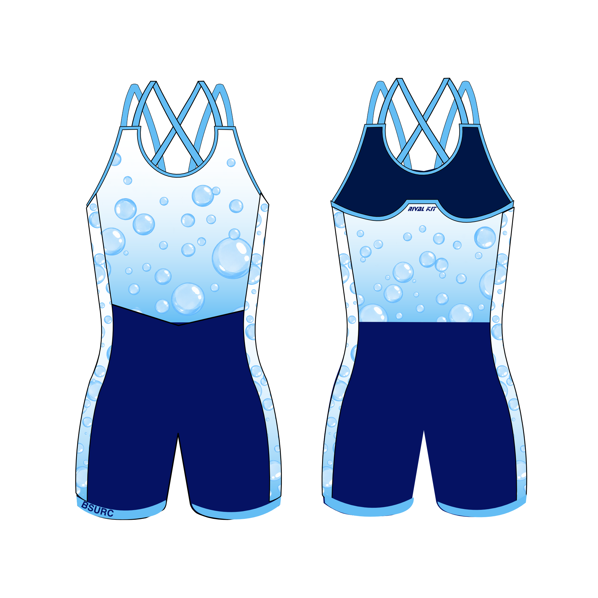 Bath Spa Rowing Club Strappy Bubble AIOX