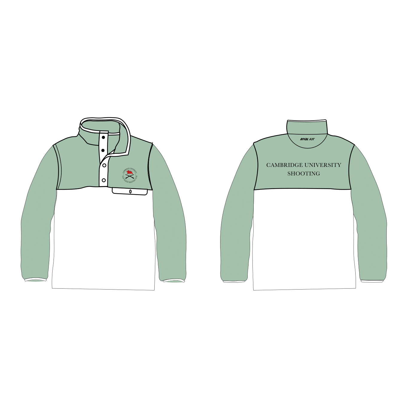 Cambridge University Shooting Team Blue Pocket Fleece