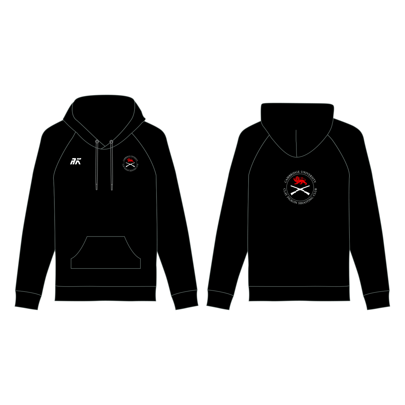 Cambridge University Shooting Team Black Hoodie