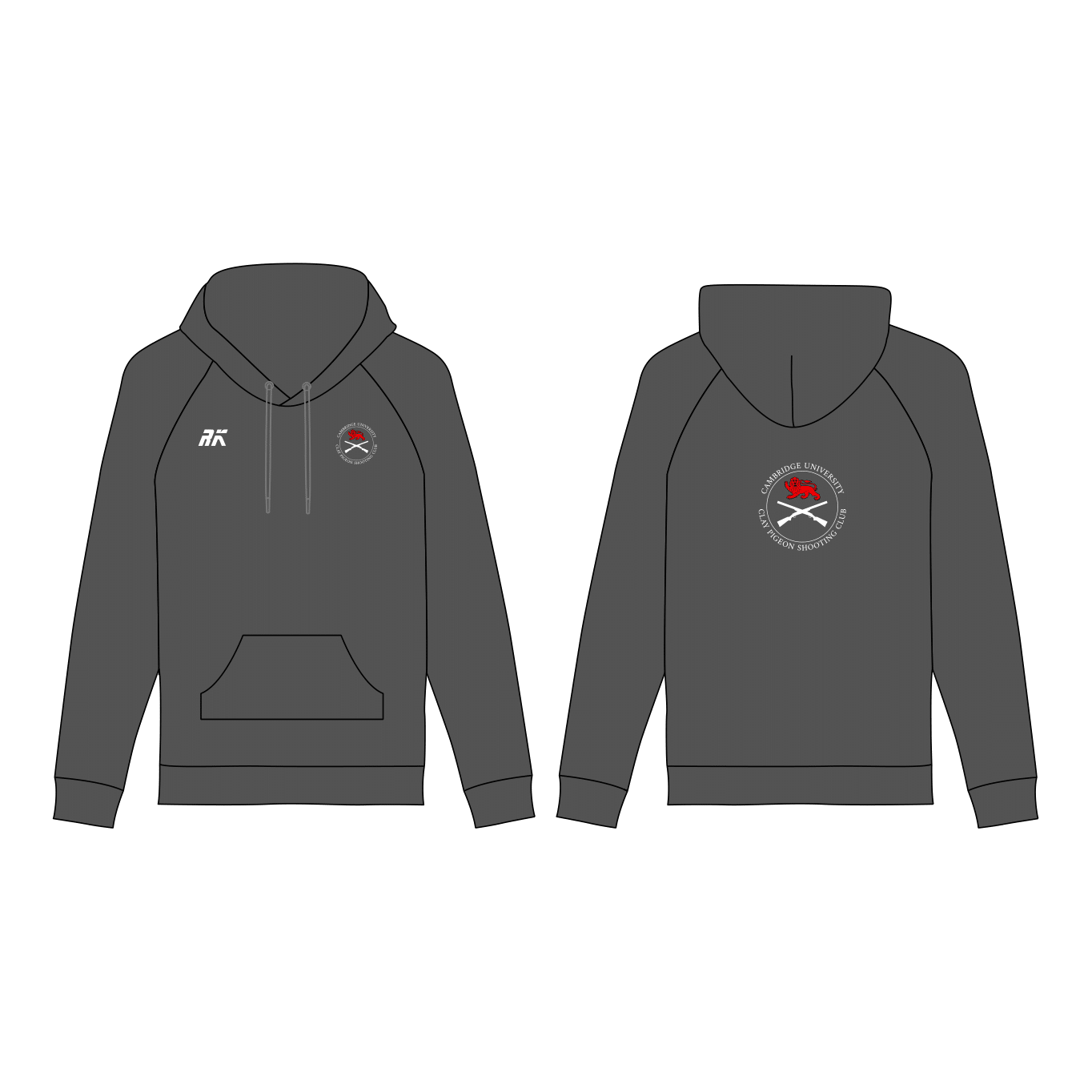 Cambridge University Shooting Team Grey Hoodie