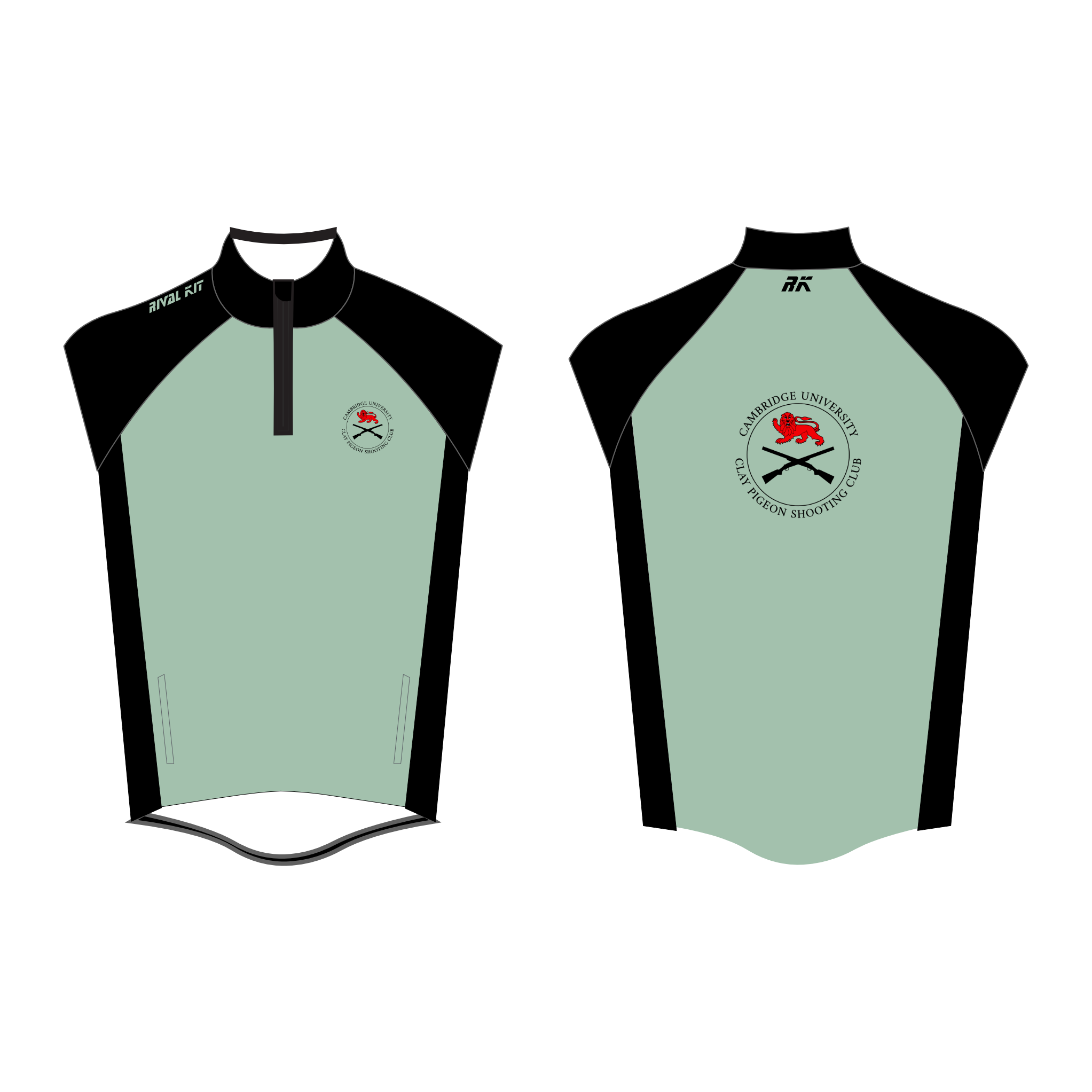 Cambridge University Shooting Team Blue Base Gilet with Pockets