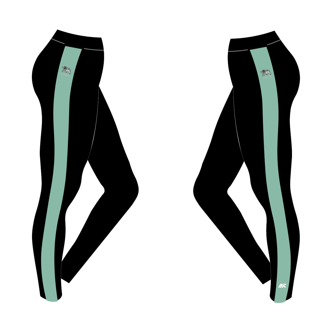 Cambridge University Cheerleading Society Striped Leggings