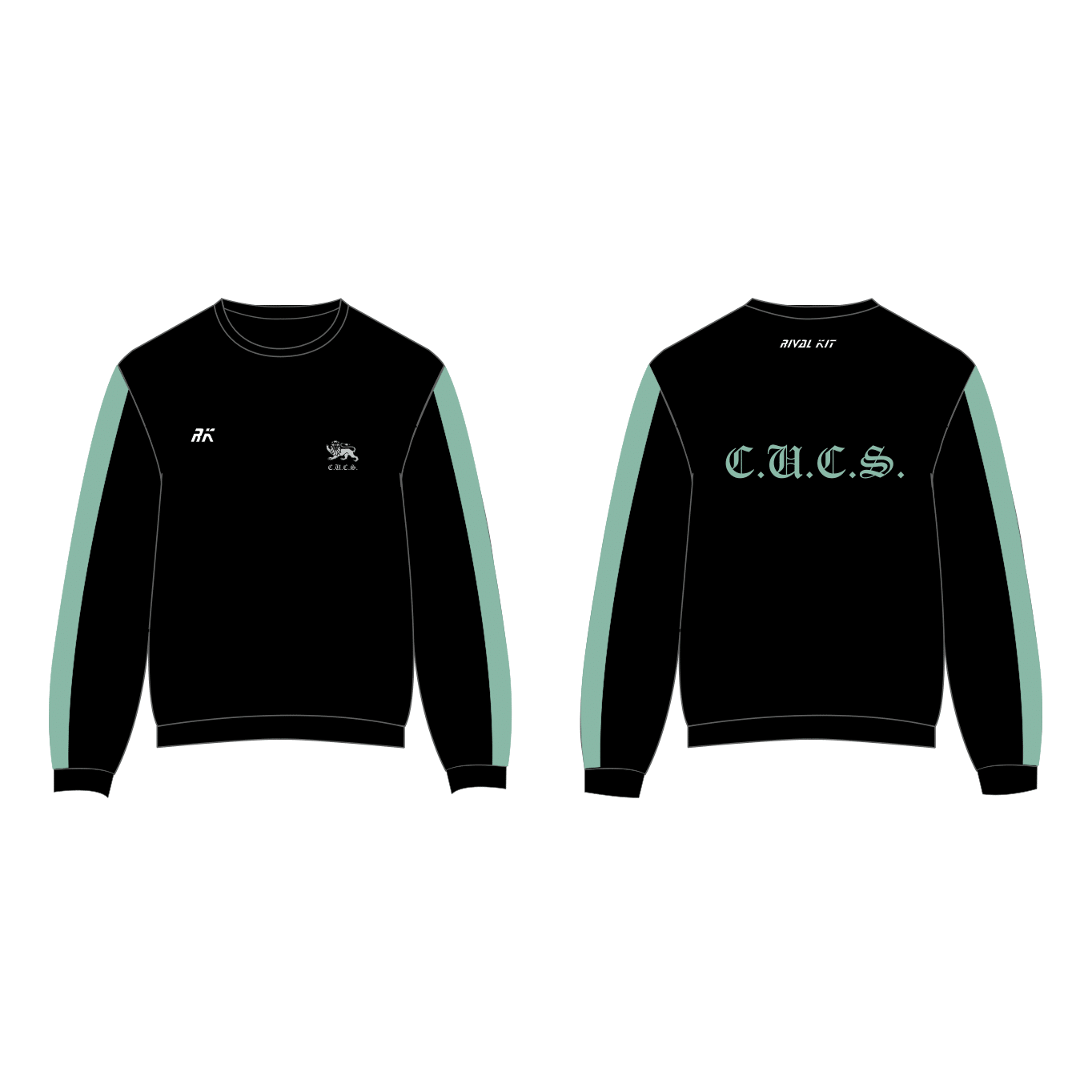 Cambridge University Cheerleading Society Black Sweatshirt