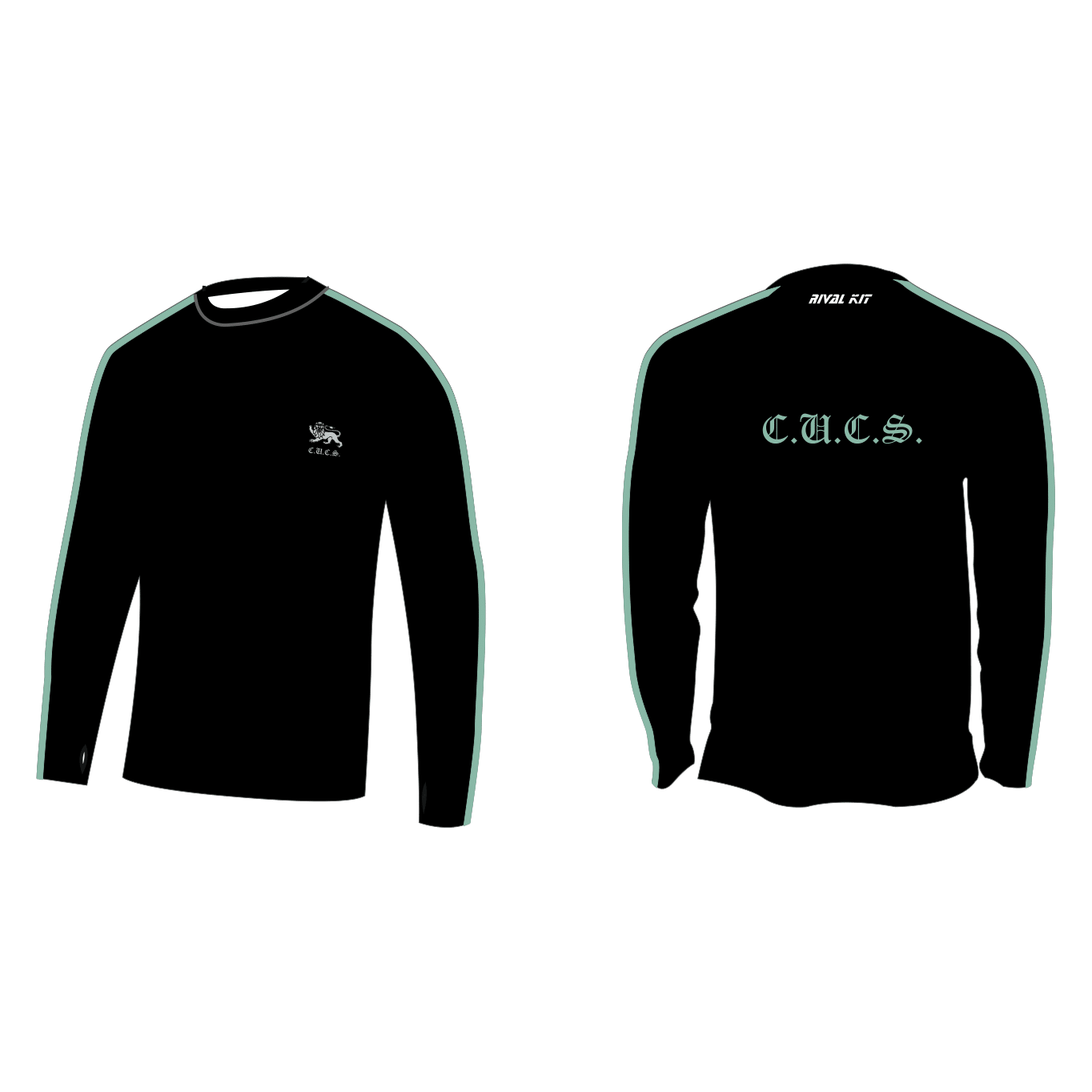 Cambridge University Cheerleading Society Bespoke Long Sleeve Gym T-Shirt