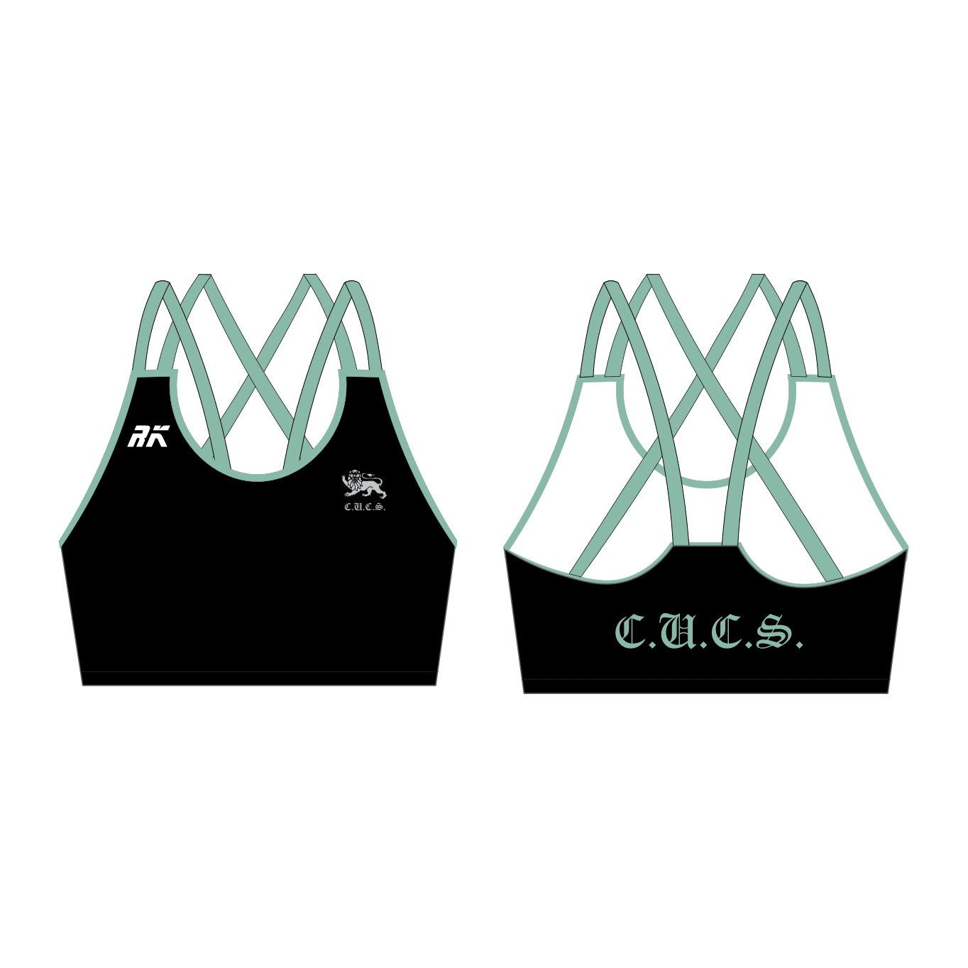 Cambridge University Cheerleading Society Strappy Sports Bra