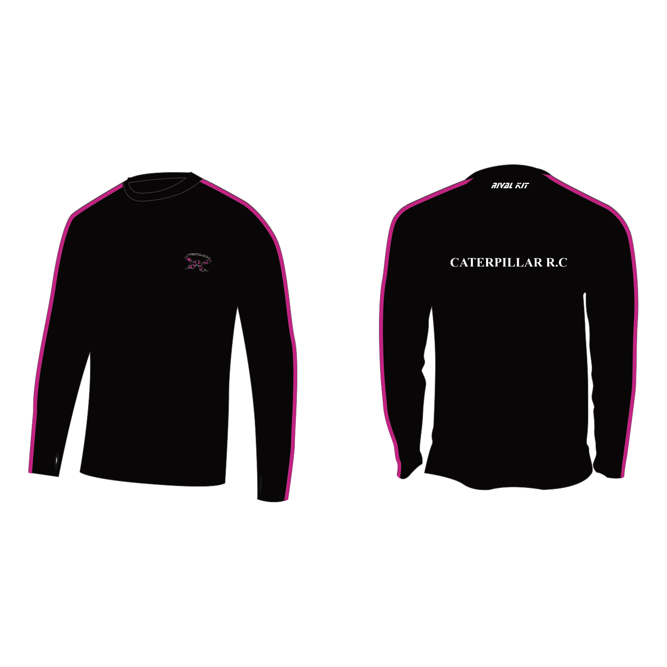 Caterpillar Rowing Club Long Sleeve Gym T-Shirt